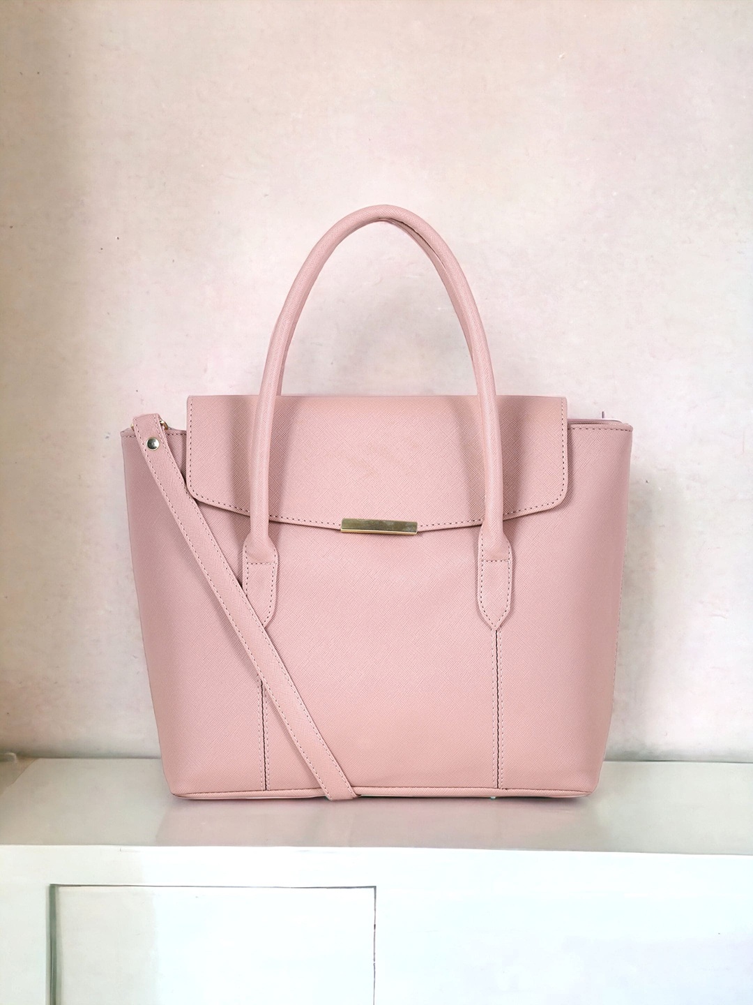

Toteteca Oversized Structured Shoulder Bag, Pink