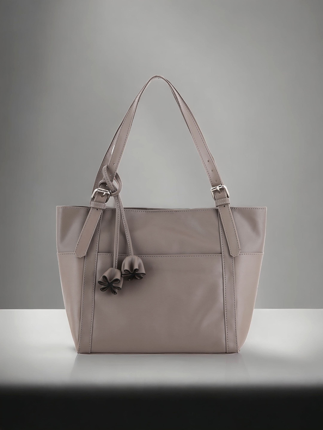 

Toteteca PU Structured Handheld Bag, Beige