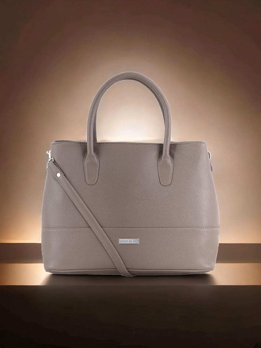 

Toteteca Structured Handheld Bag, Beige