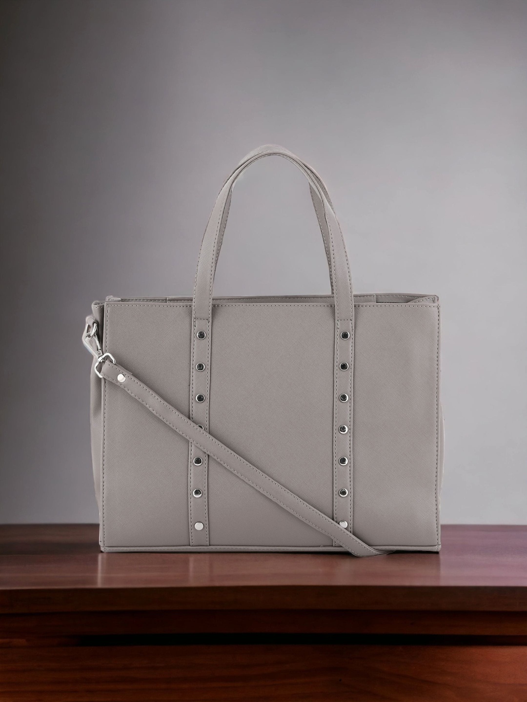 

Toteteca PU Oversized Shopper Tote Bag, Beige