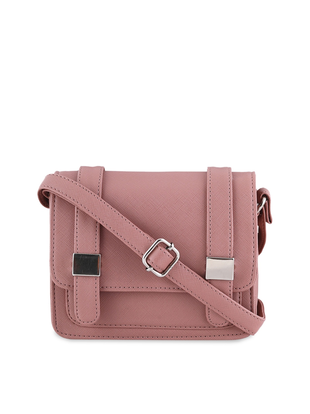 

Toteteca PU Structured Satchel, Pink