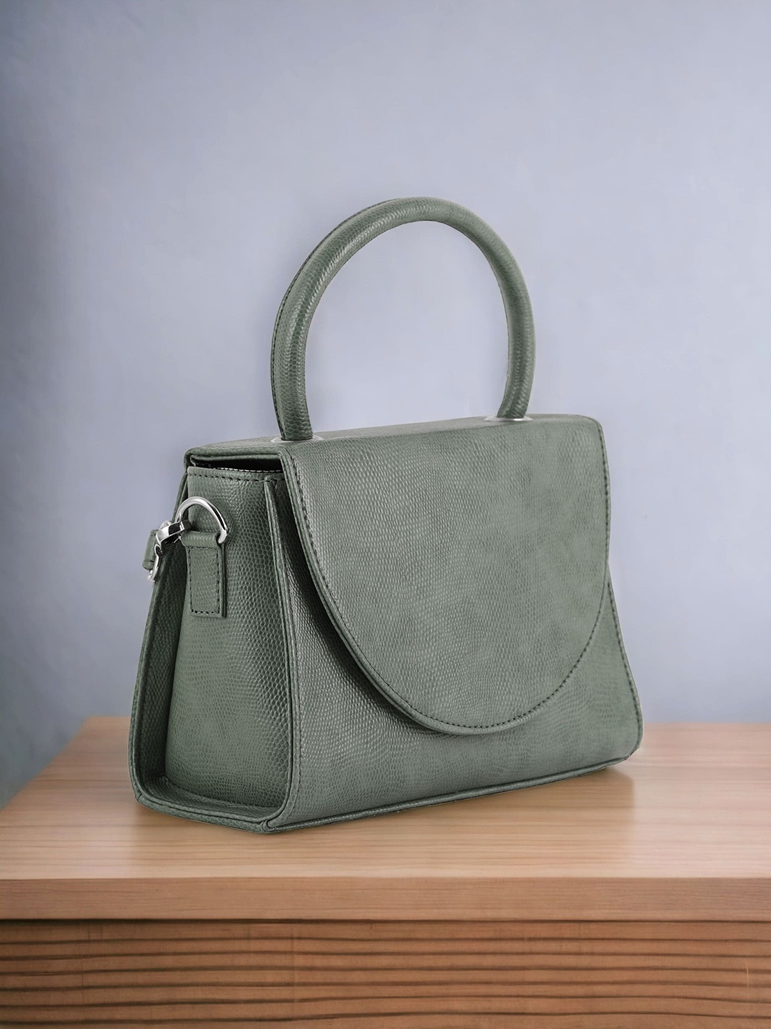 

Toteteca PU Oversized Swagger Handheld Bag, Green