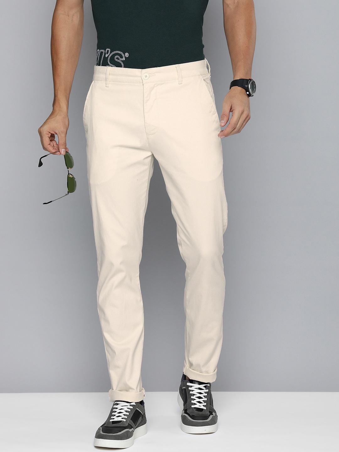 

Levis Men Slim Fit Chino Trousers, Cream