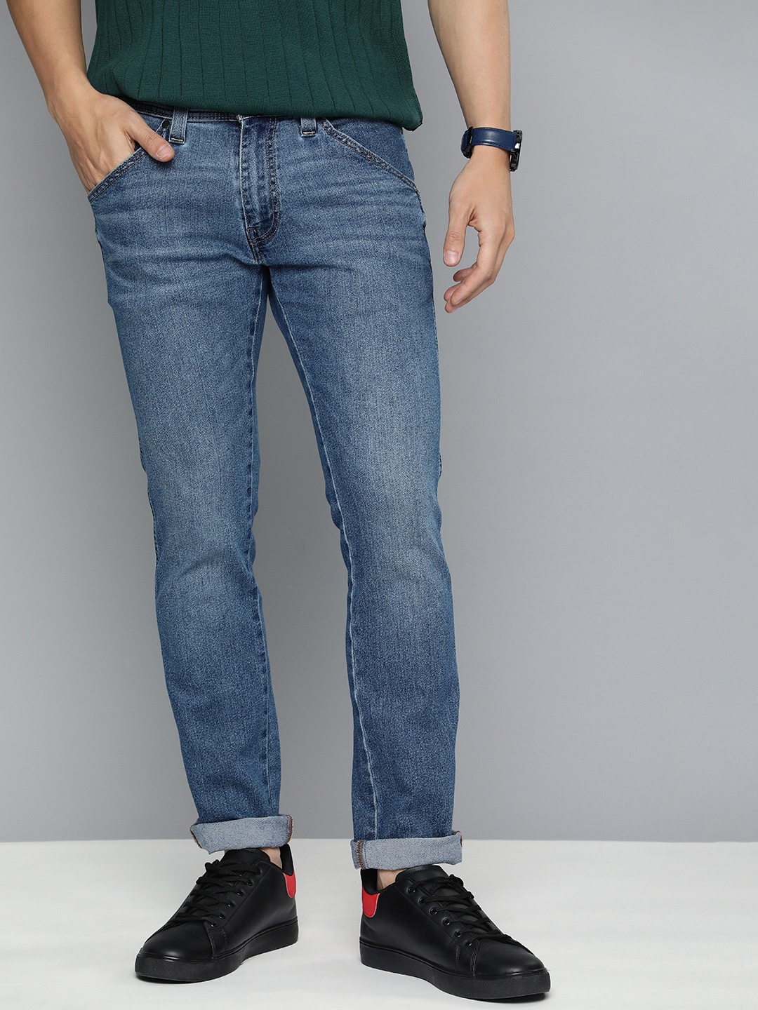 

Levis Men Skinny Fit Light Fade Stretchable Jeans, Blue
