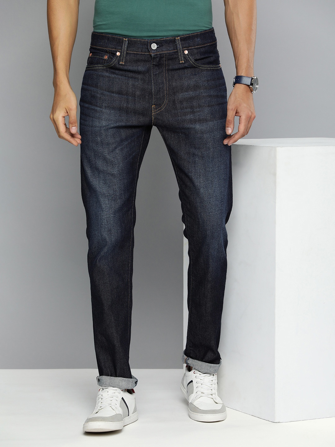 

Levis Men 511 Dark Indigo Slim Fit Jeans, Navy blue