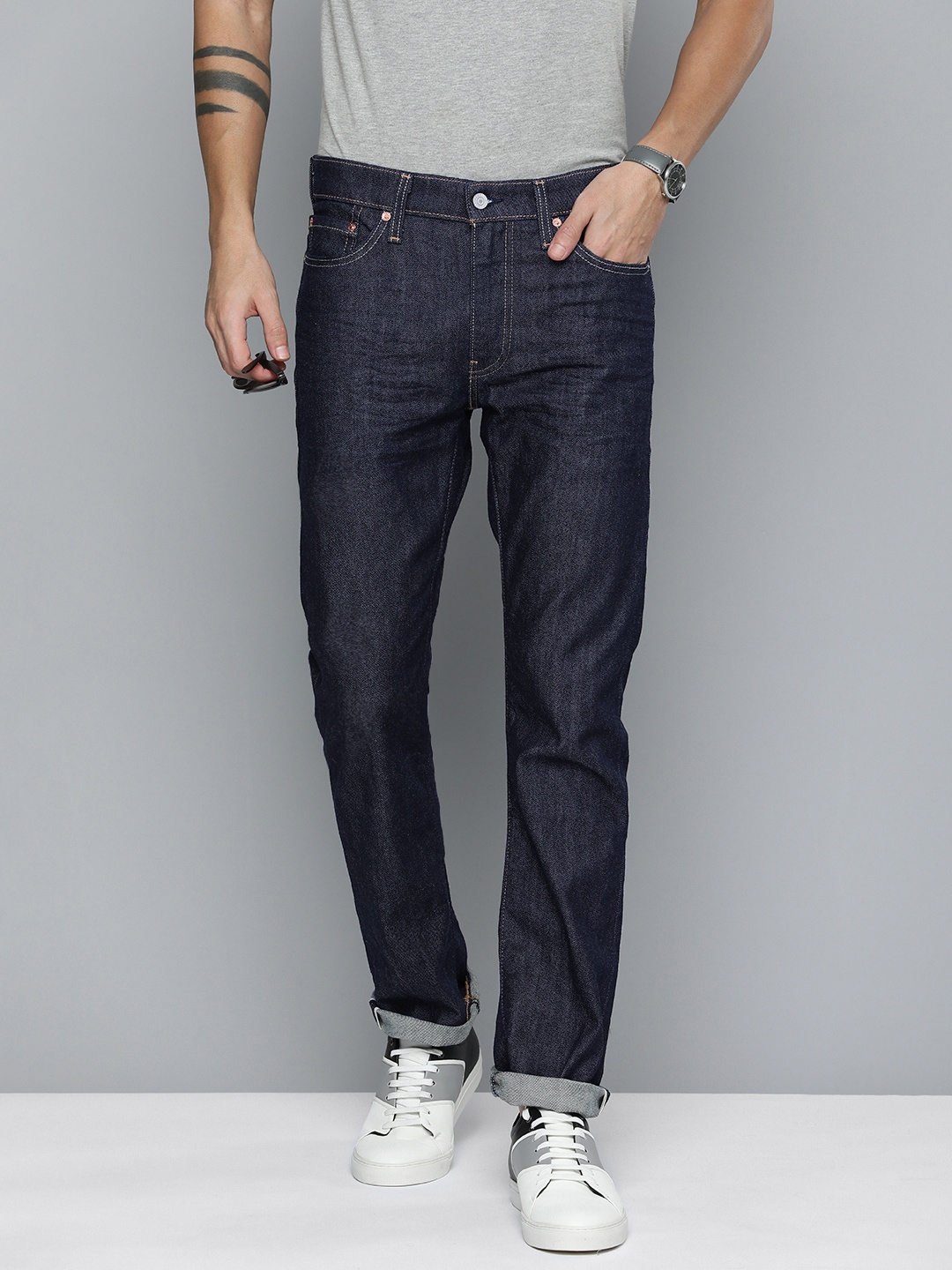 

Levis Men Slim Fit Stretchable Jeans, Blue