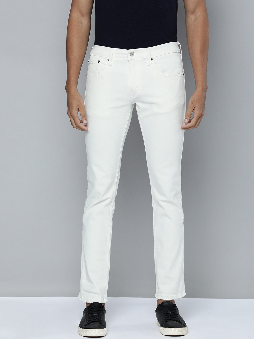 

Levis Men 65504 Skinny Fit Stretchable Jeans, White