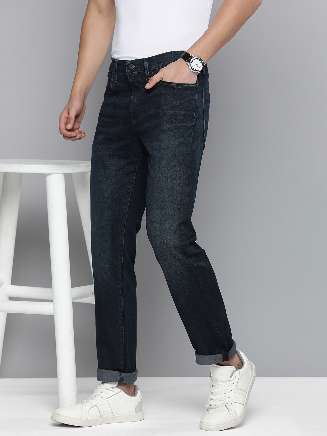 

Levis Men 511 Slim Fit Light Fade Stretchable Jeans, Blue