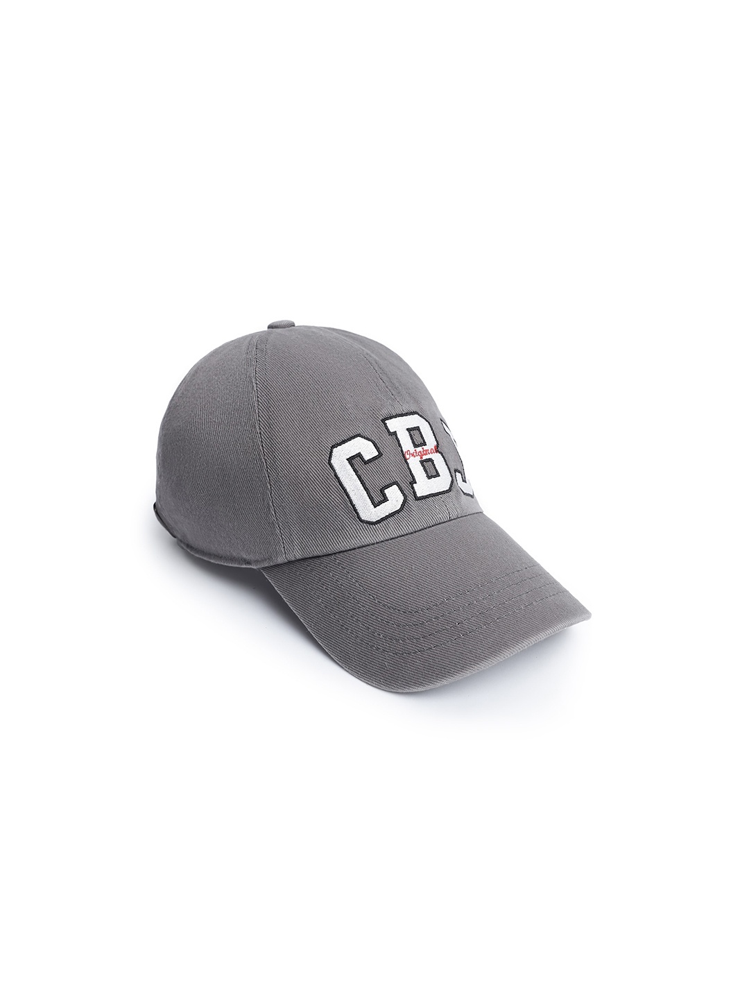 

Cantabil Men Embroidered Cotton Baseball Cap, Grey