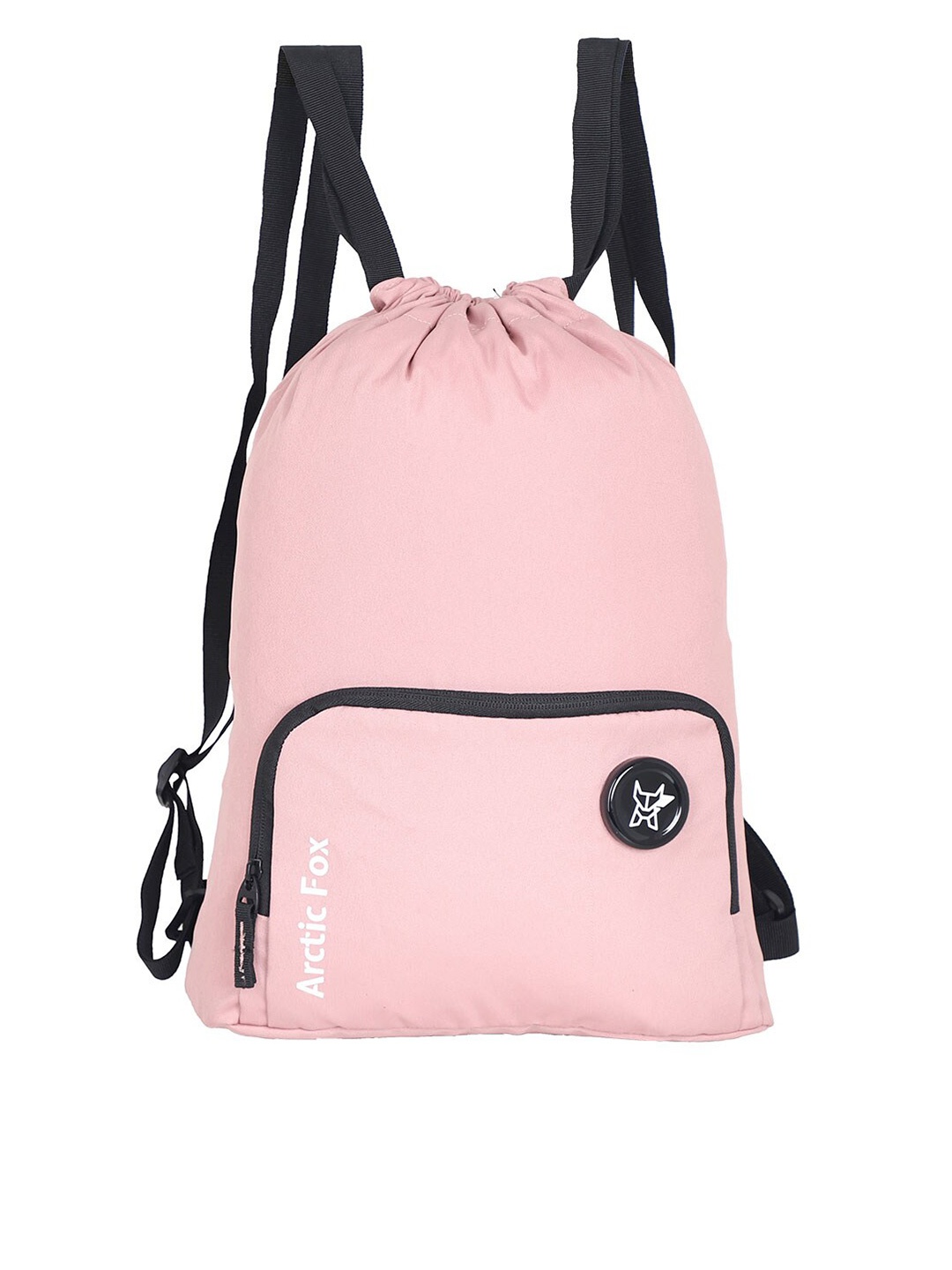 

Arctic Fox Unisex Water Resistant Draw String Backpack, Pink