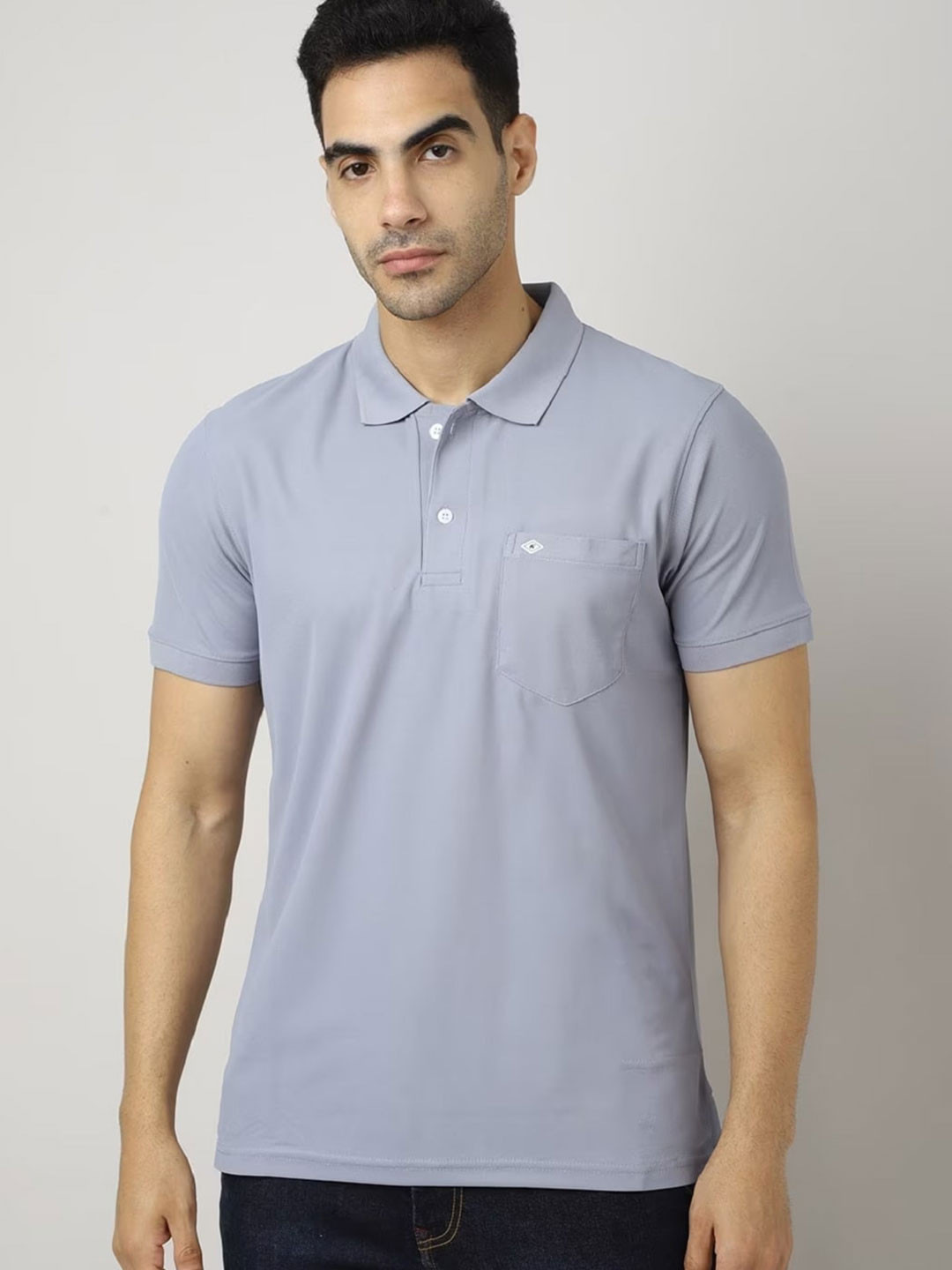 

Fort Collins Polo Collar Short Sleeves T-shirt, Blue