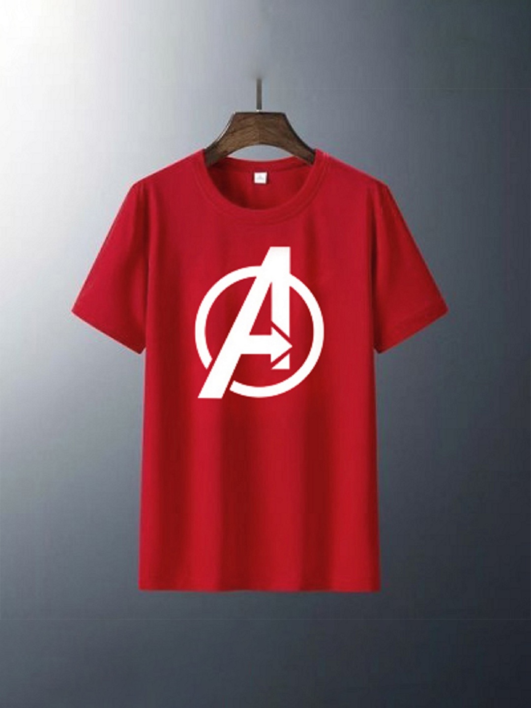 

Try This Avengers Typography Printed Round Neck Cotton T-shirt, Red