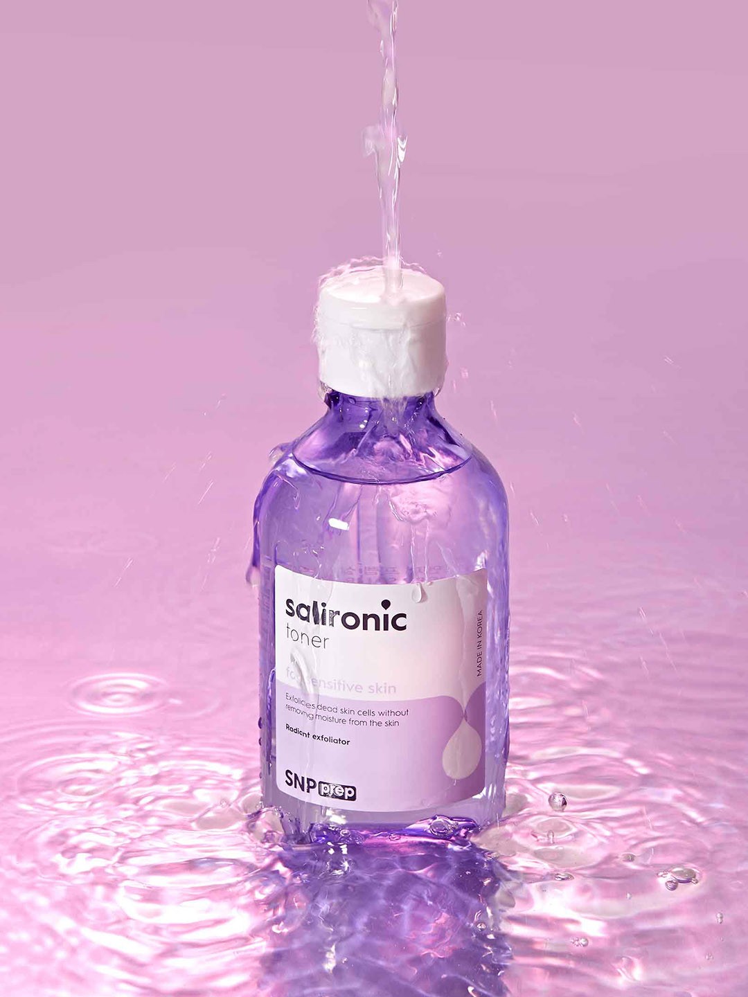 

SNP Prep Salironic Toner with Hyaluronic Acid for Sensitive Skin - 220ml, Purple