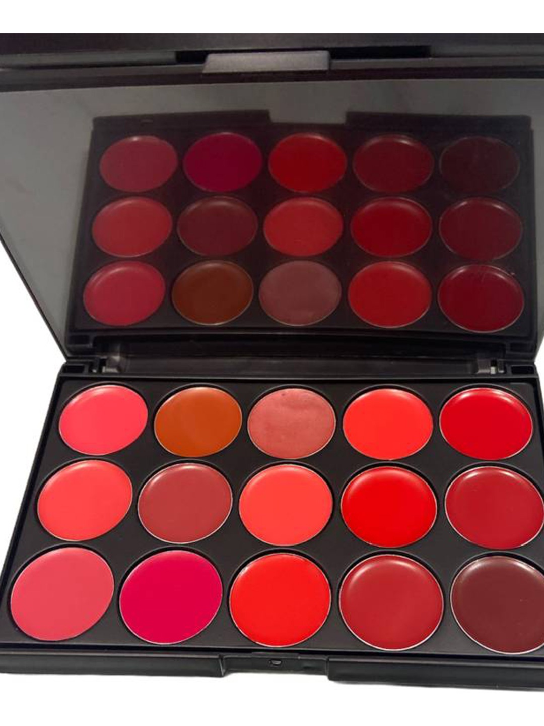 FEELHIGH Professional Make-Up 15 Colors Creamy Matte Lipstick Palette-30gm, Pink