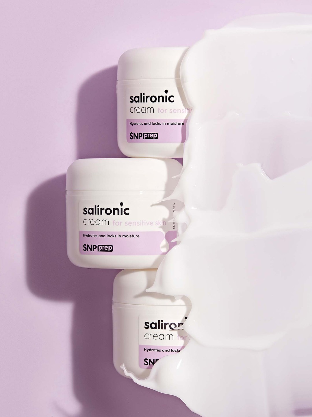 

SNP Prep Salironic Cream with Hyaluronic Acid for Sensitive Skin - 55ml, White