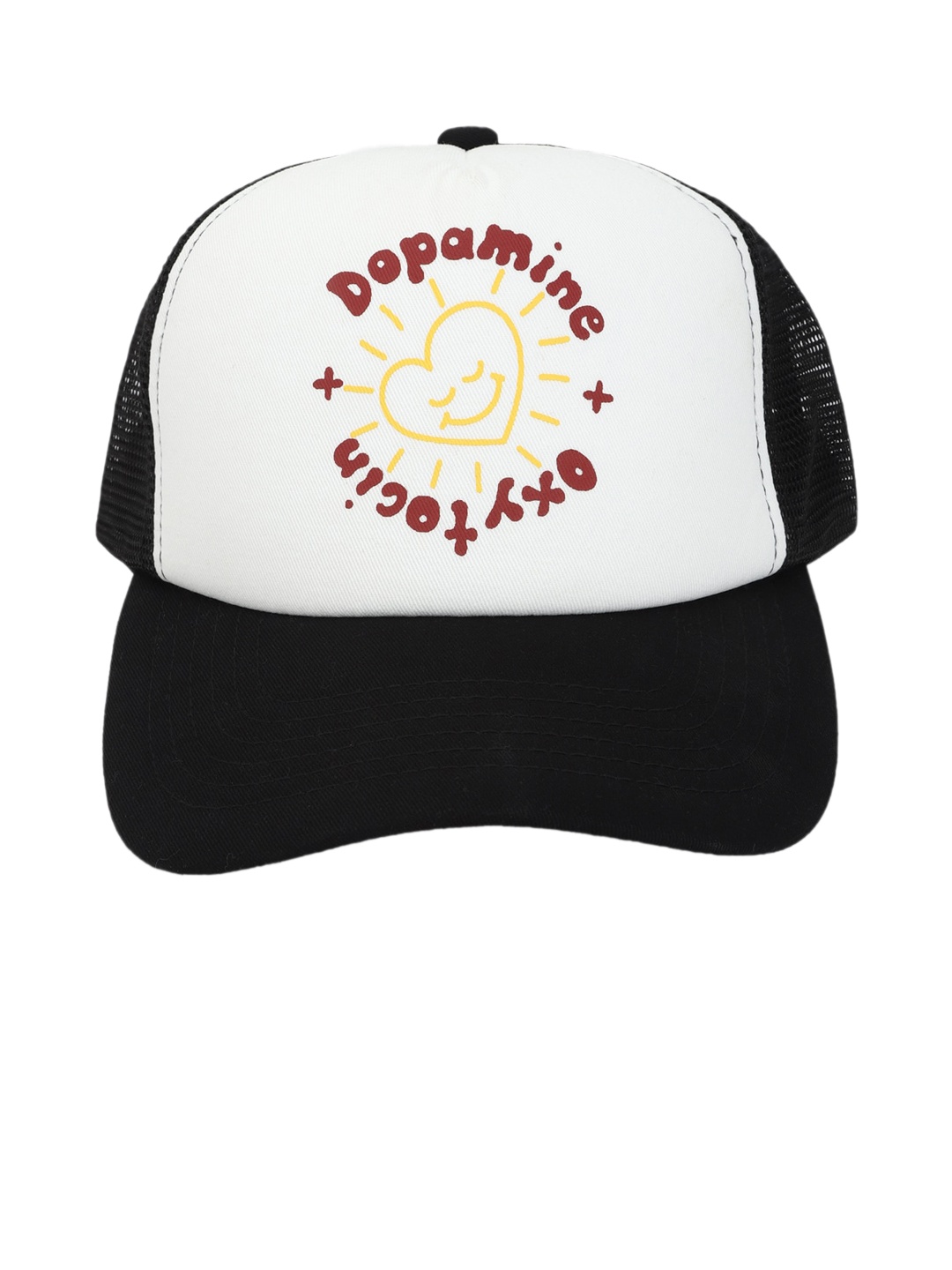 

FOREVER 21 Women Printed Cotton Baseball Cap, Black