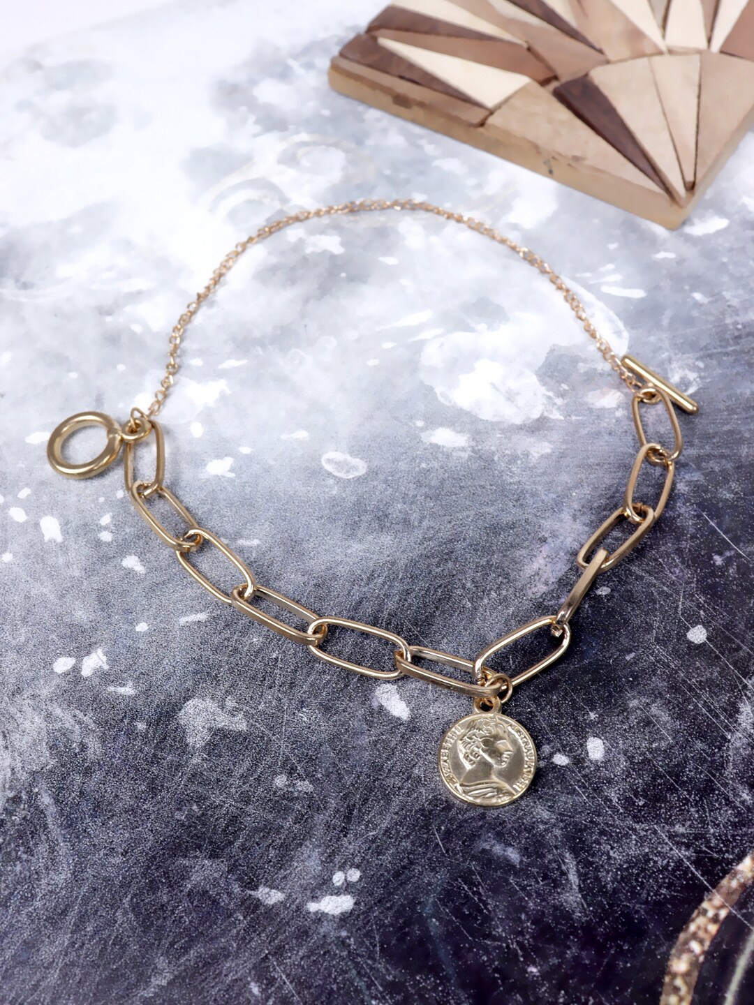 

VAGHBHATT Gold-Plated Alloy Statement Chain