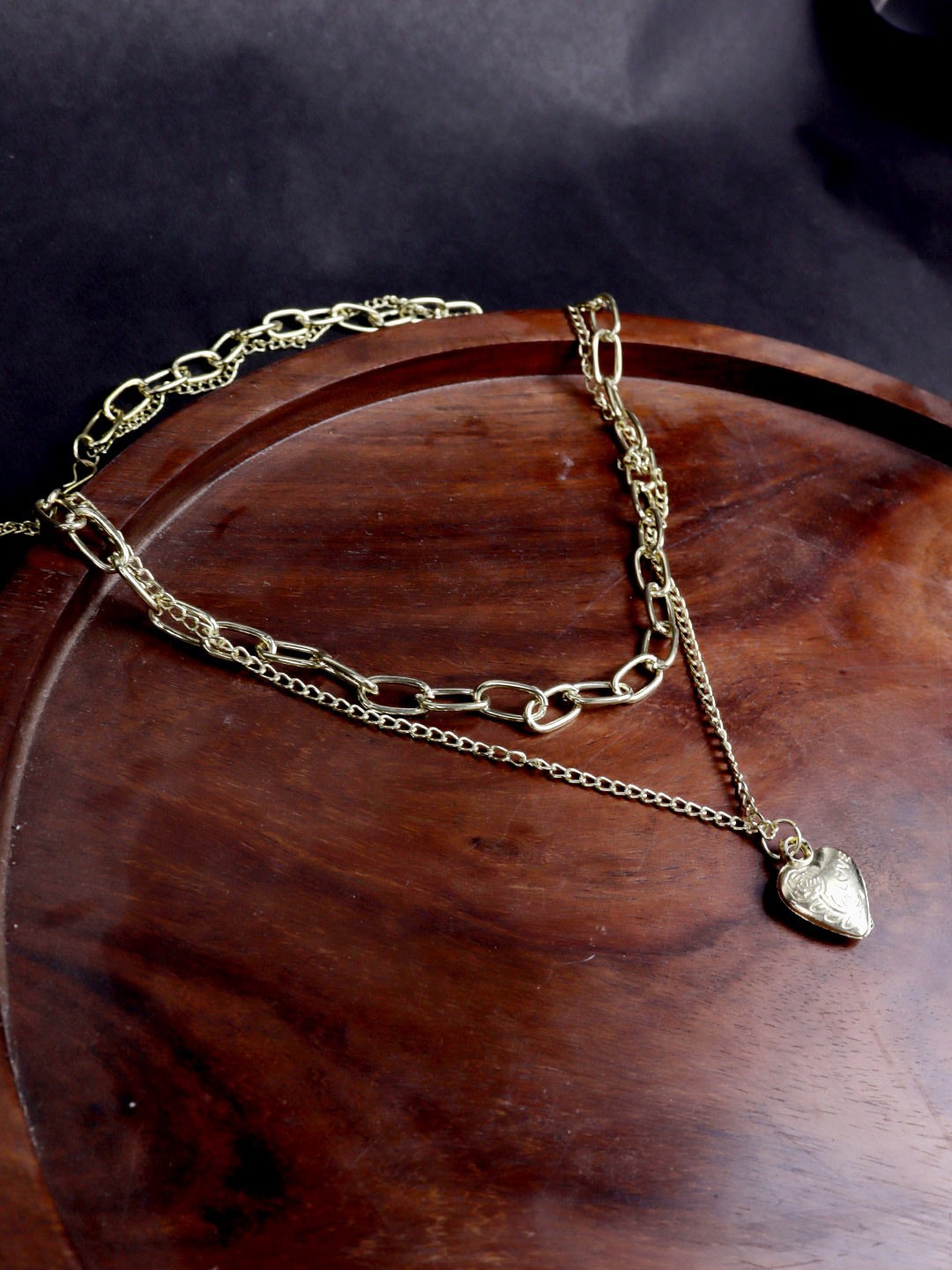 

VAGHBHATT Gold-Toned Layered Chain