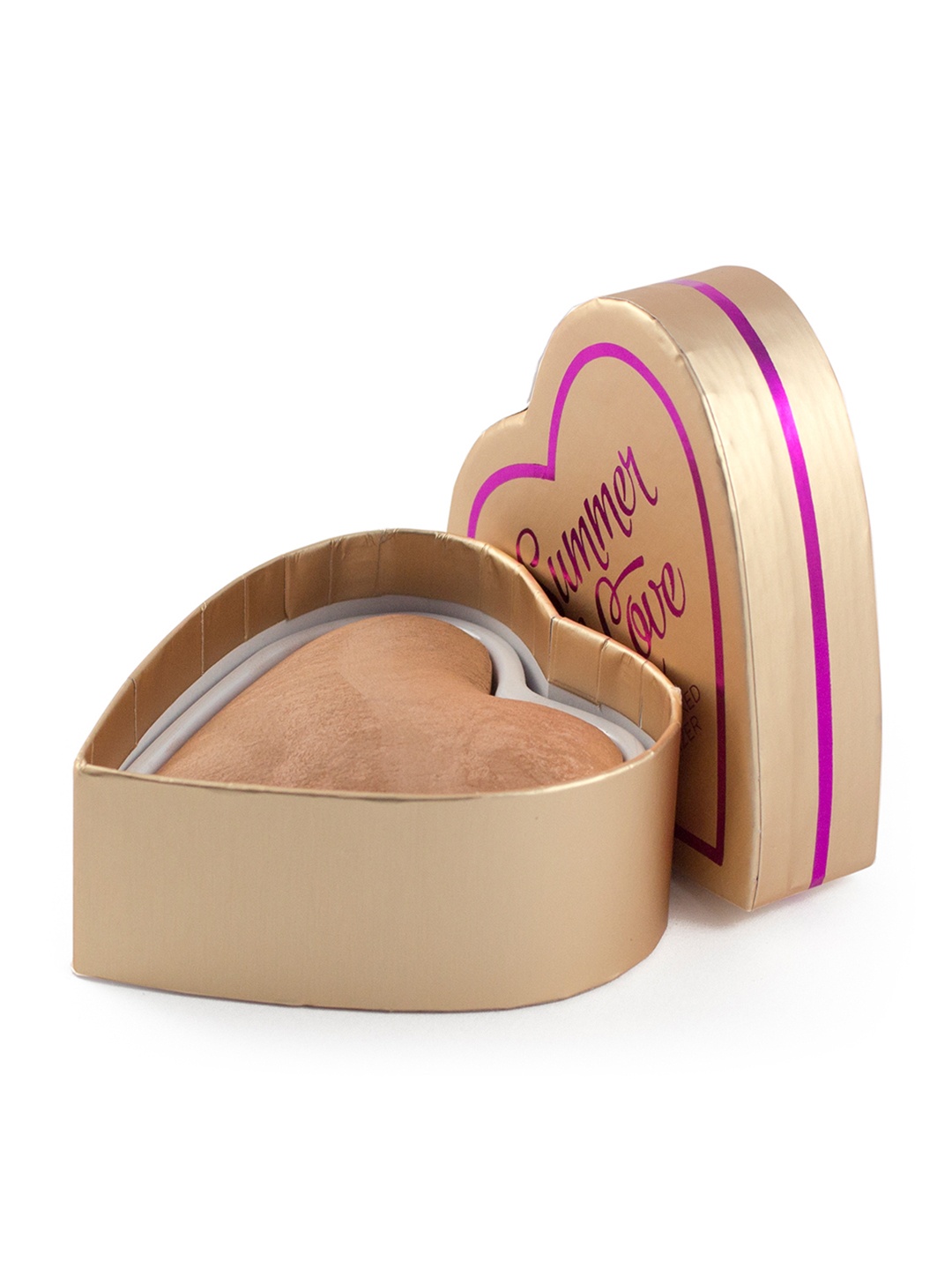 

Makeup Revolution London Gluten Free Heart Bronzer 10 g - Summer Of Love, Brown