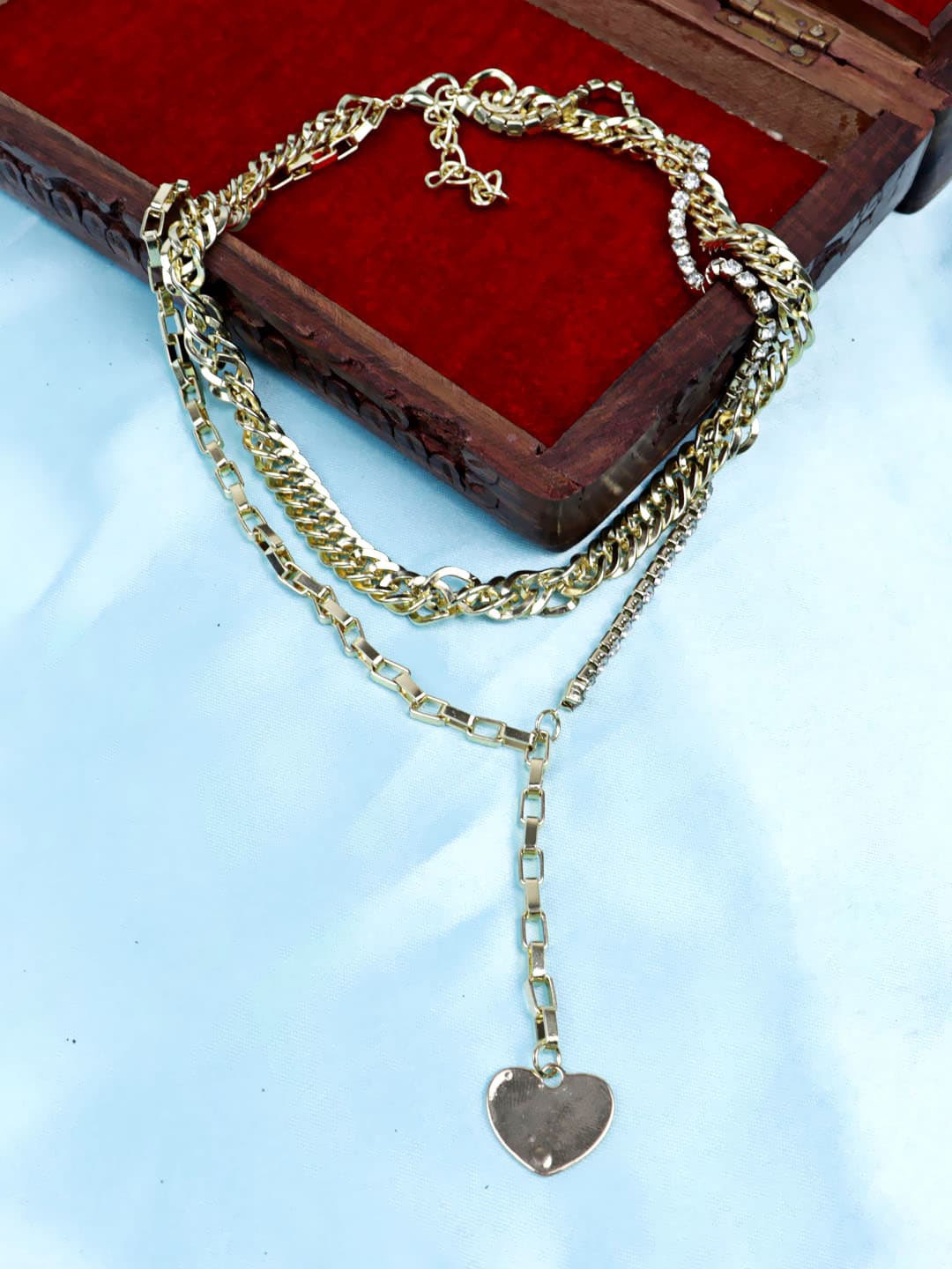 

VAGHBHATT Gold-Plated Layered Necklace