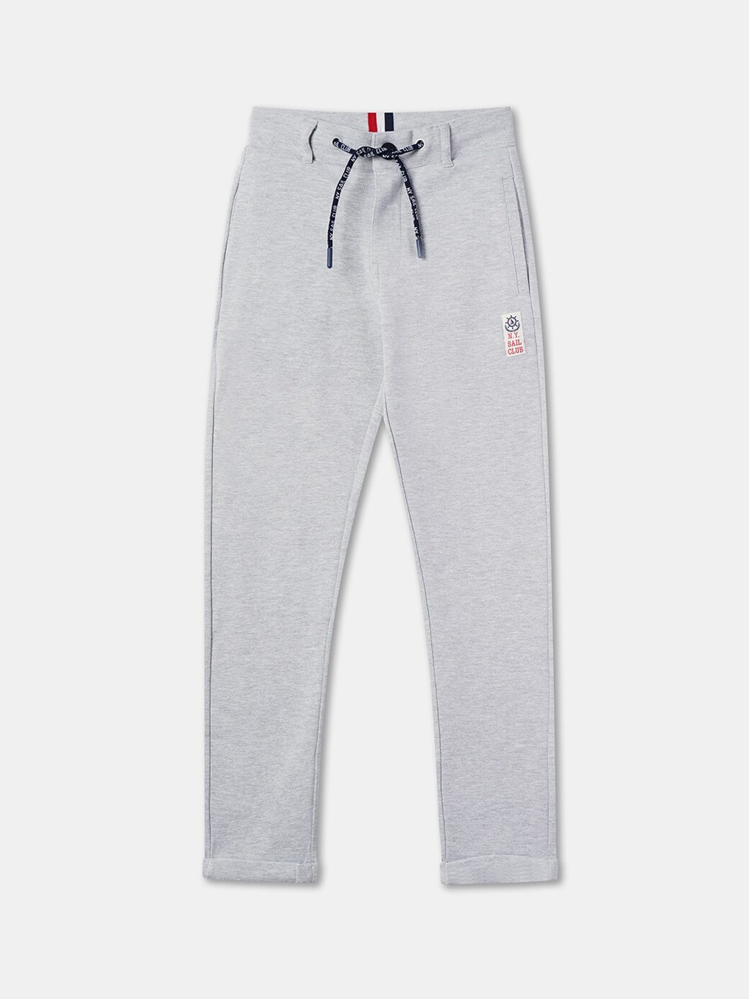 

R&B Boys Relaxed-Fit Cotton Track Pants, Grey