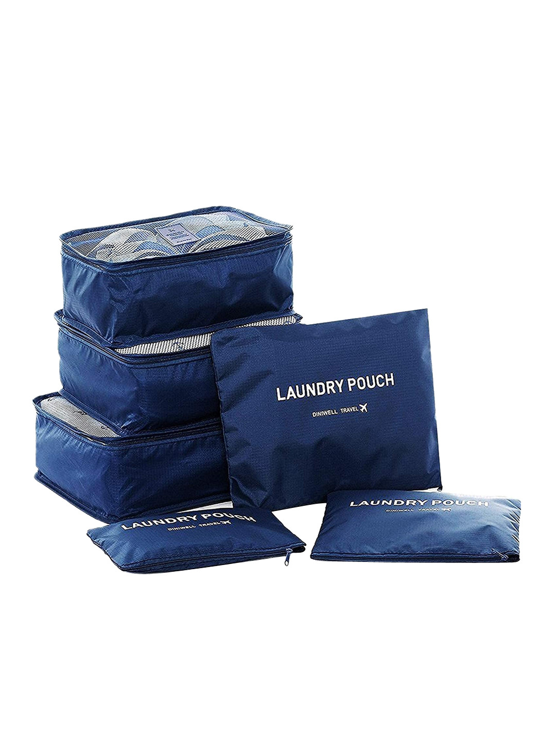 

Awestuffs Navy Blue 6 Pieces Multi-Utility Organisers
