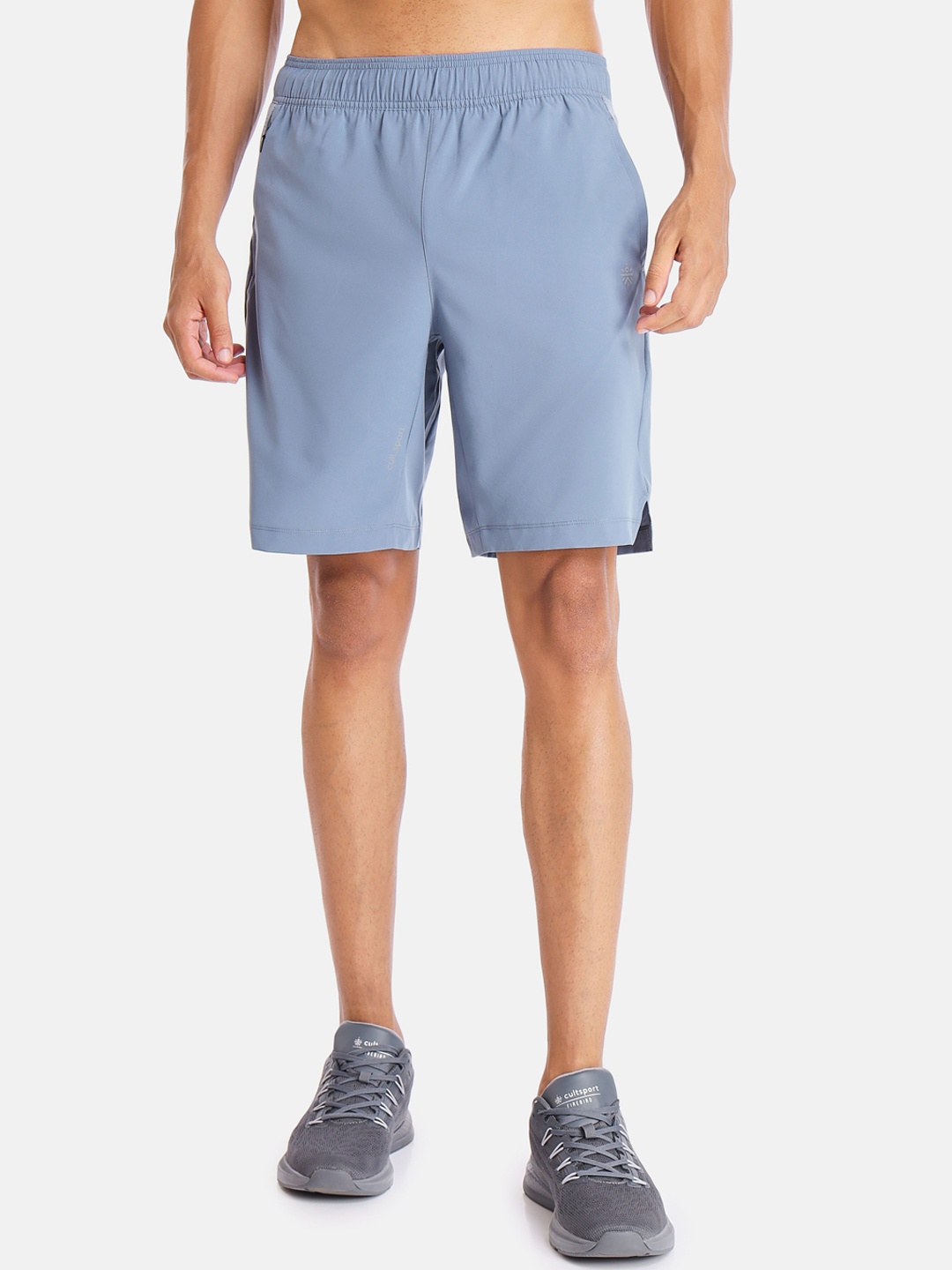 

CULT Men Panelled Running Shorts, Blue