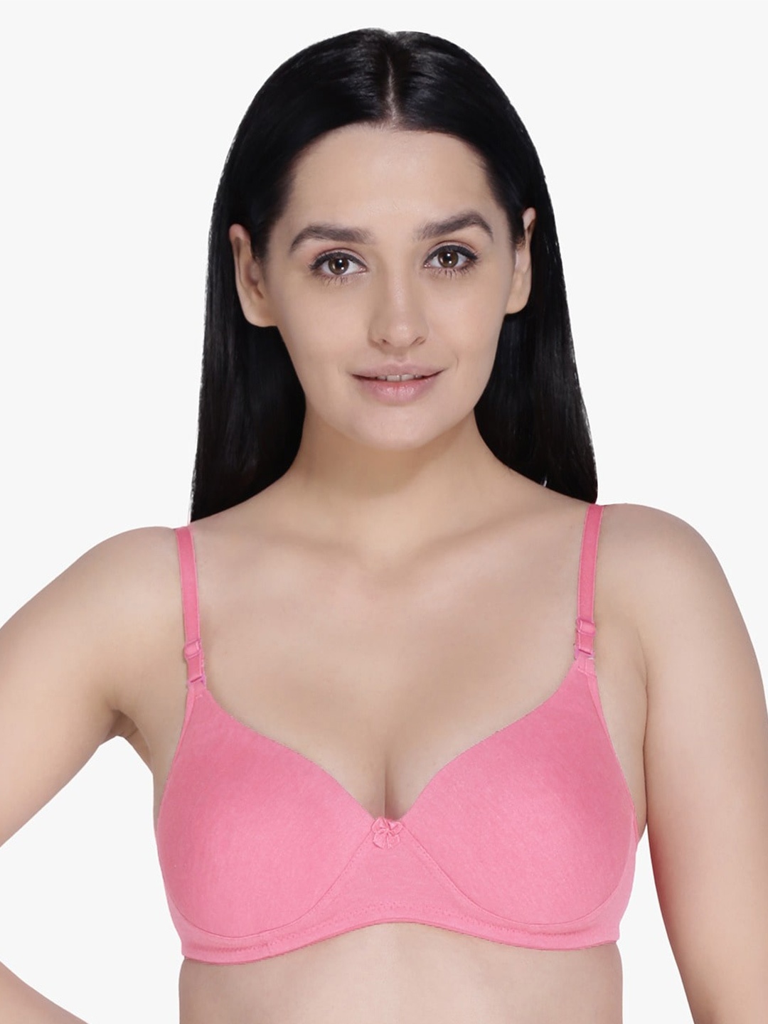

Anoma All Day Comfort Full Coverage Seamless Lightly Padded T- Shirt Bra, Pink