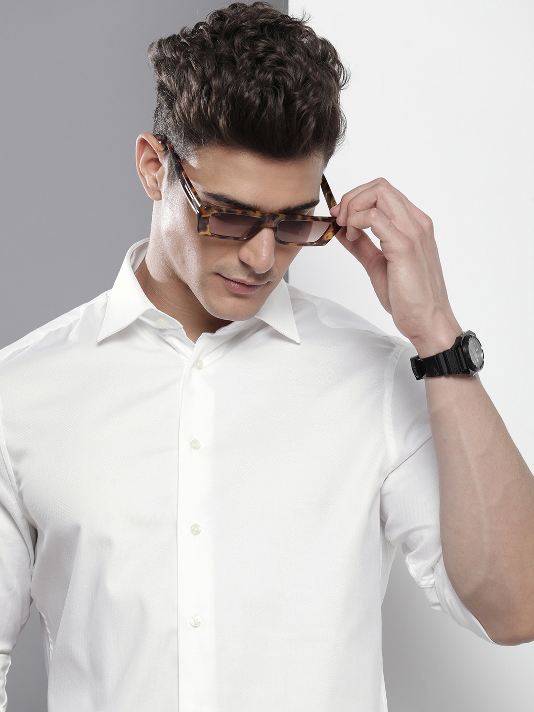 

Tommy Hilfiger Solid Casual Shirt, White