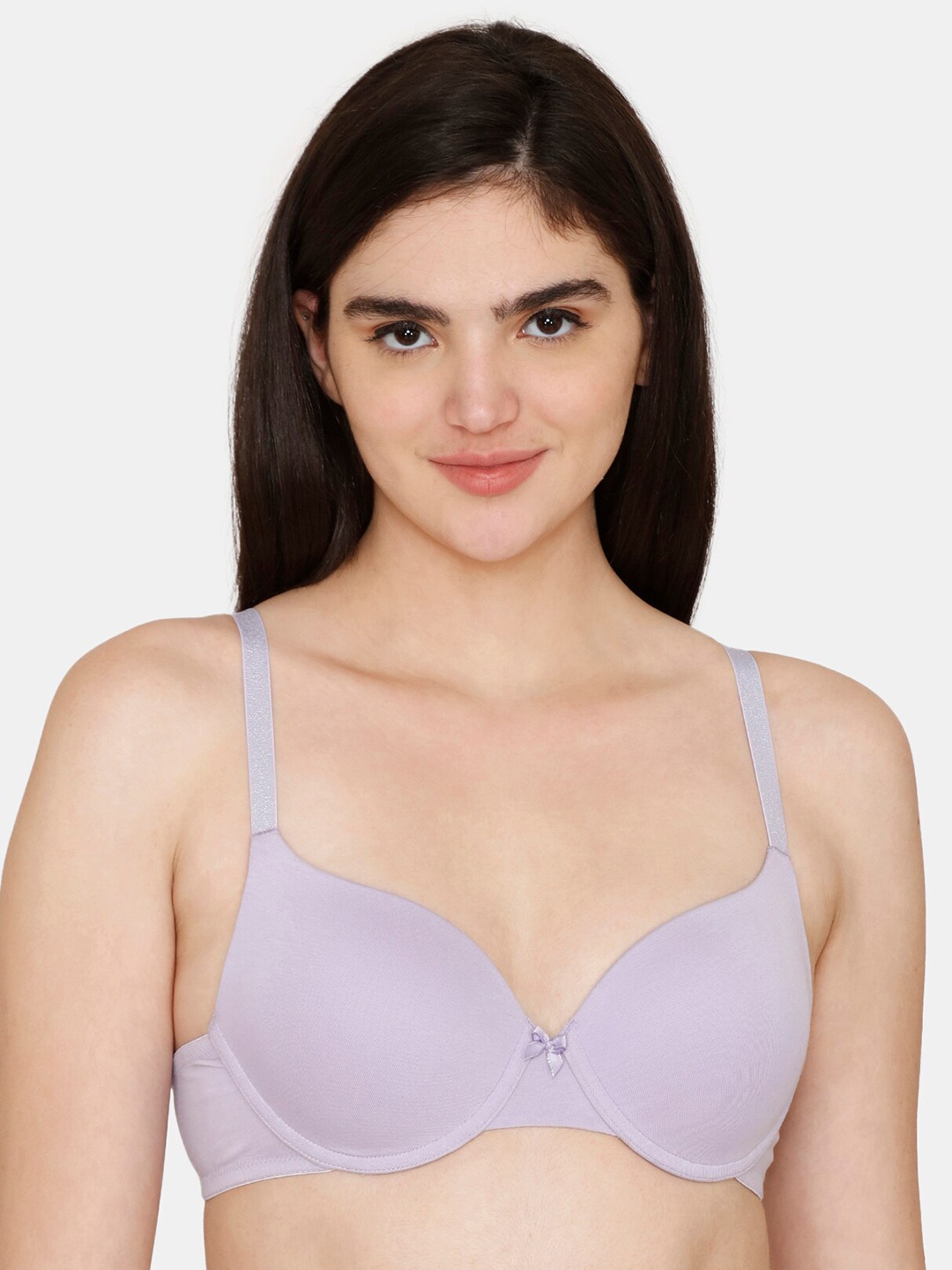 

Zivame Medium Coverage Underwired Lightly Padded T-shirt Bra ZI101PFASHJPURP, Purple