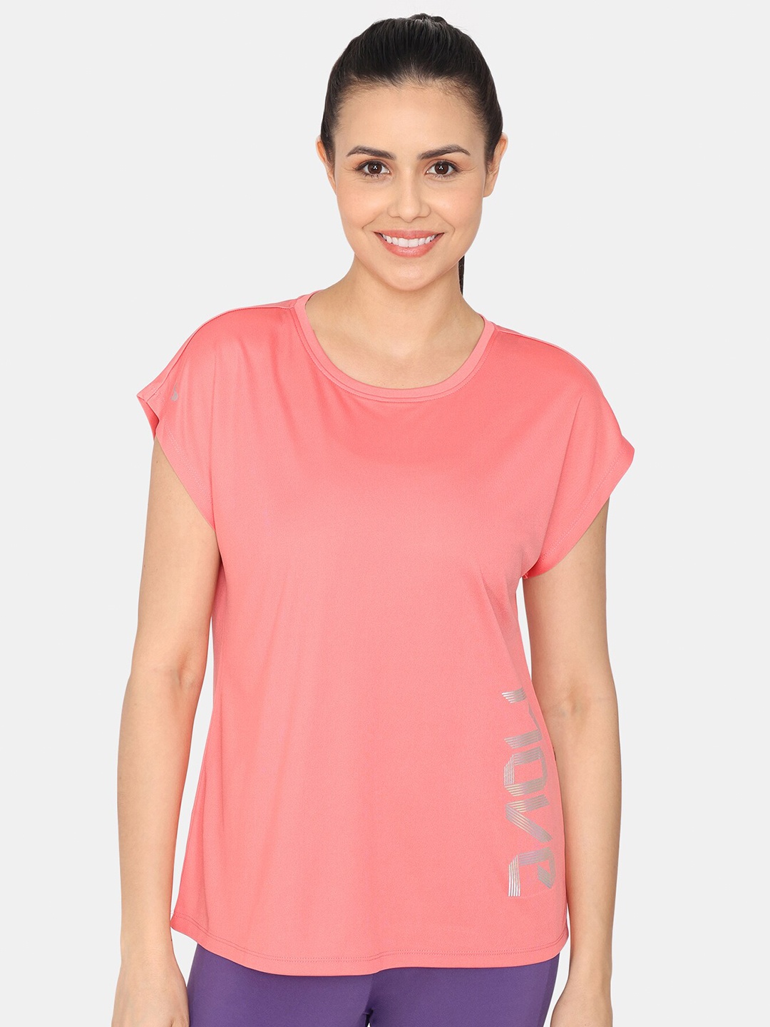 

Zelocity by Zivame Extended Sleeves Top, Pink