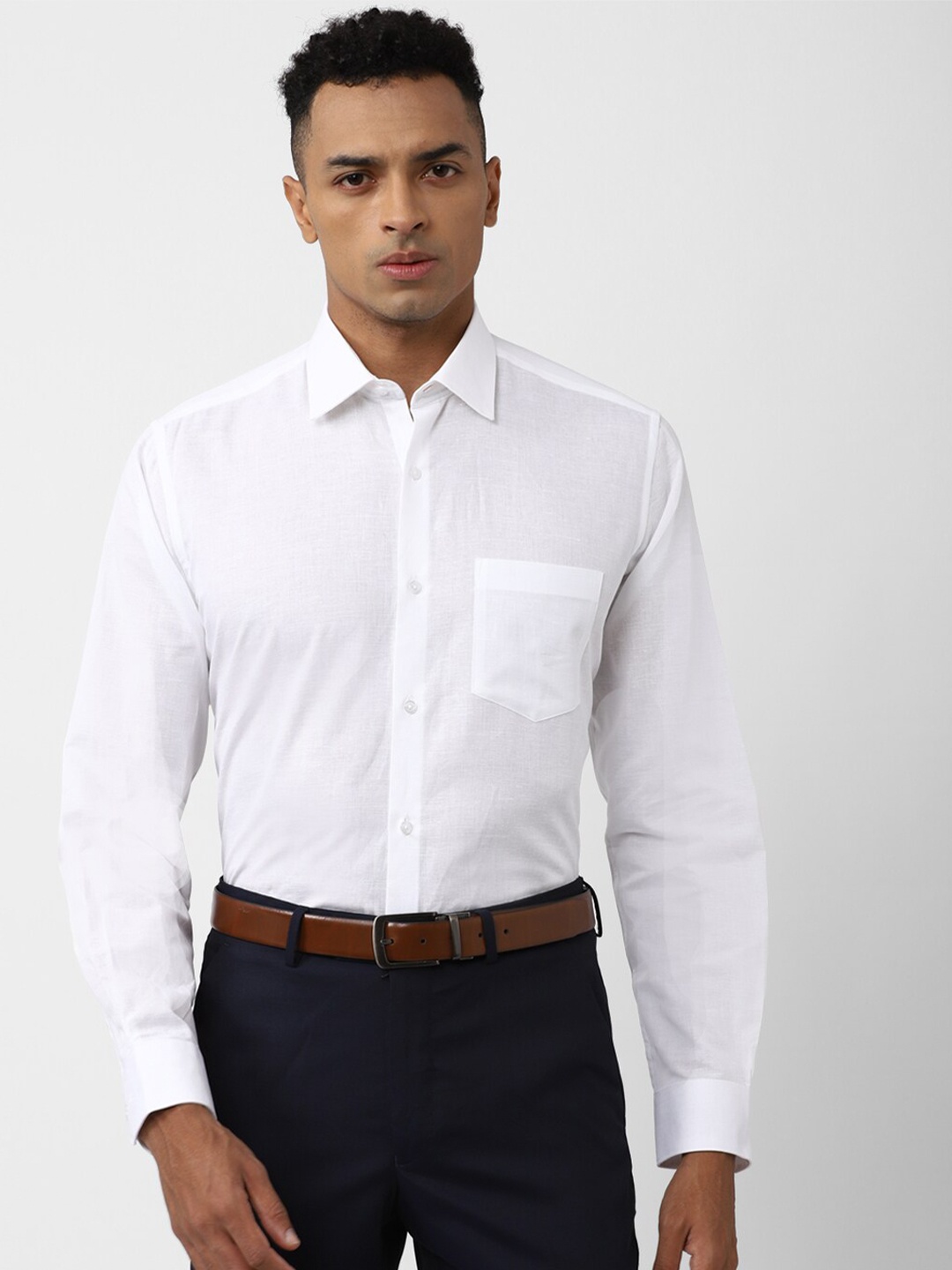 

Van Heusen Cotton Formal Shirt, White