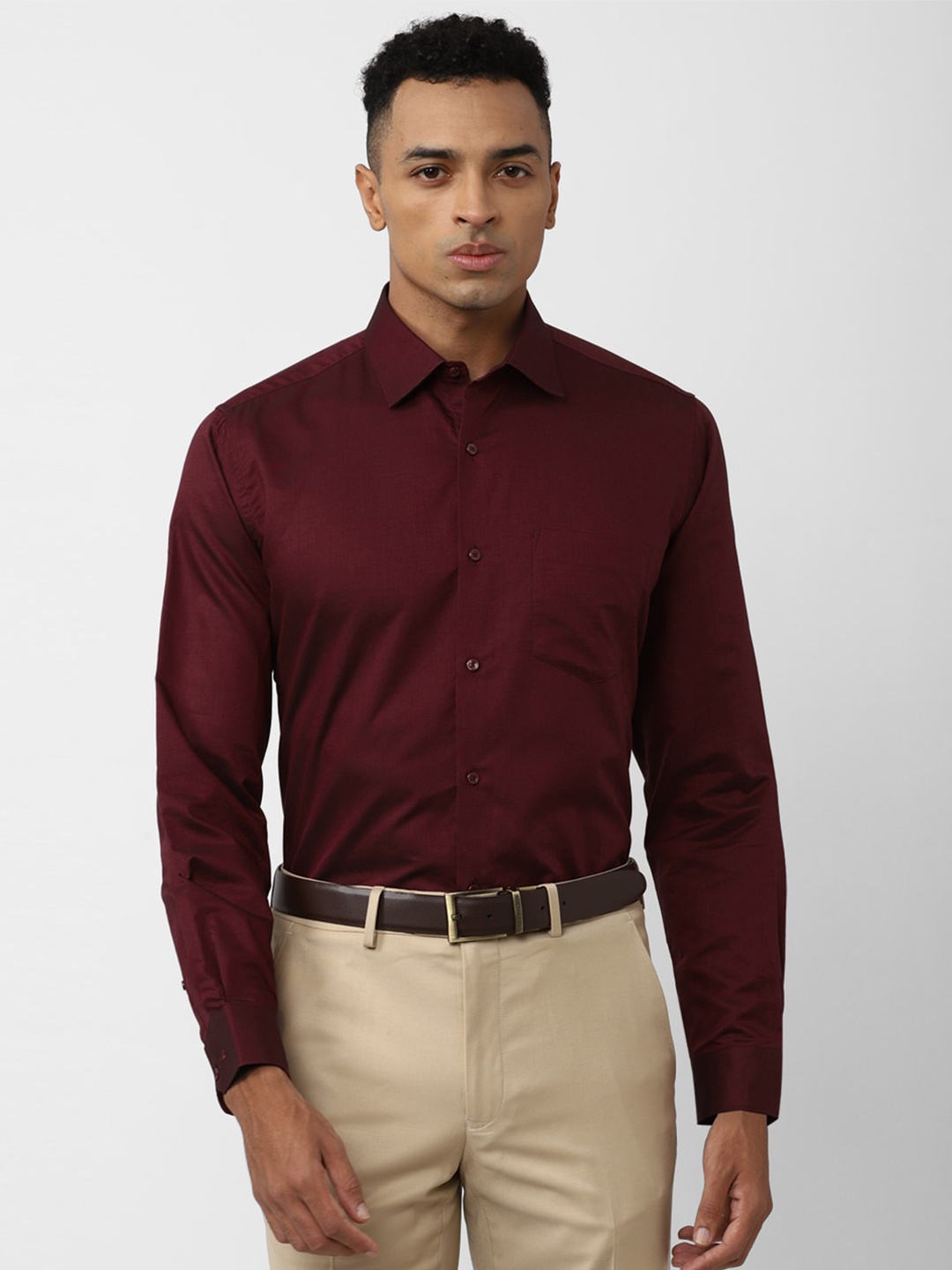 

Van Heusen Pure Cotton Formal Shirt, Maroon