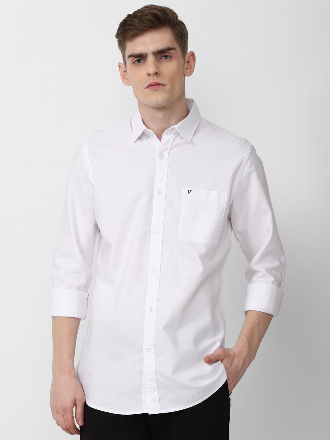 

Van Heusen Sport Men Comfort Slim Fit Cotton Casual Shirt, White