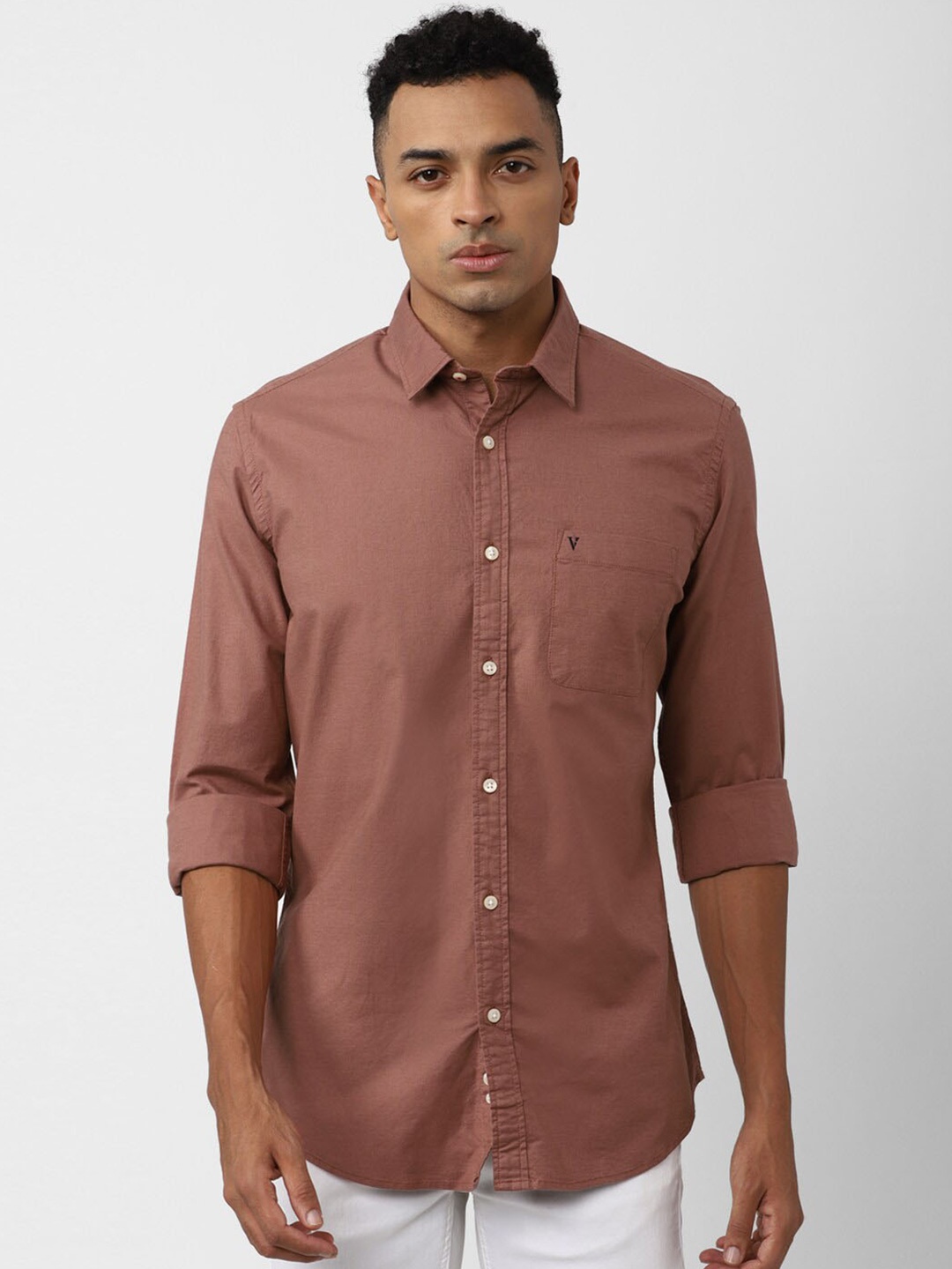 

Van Heusen Sport Slim Fit Casual Shirt, Brown