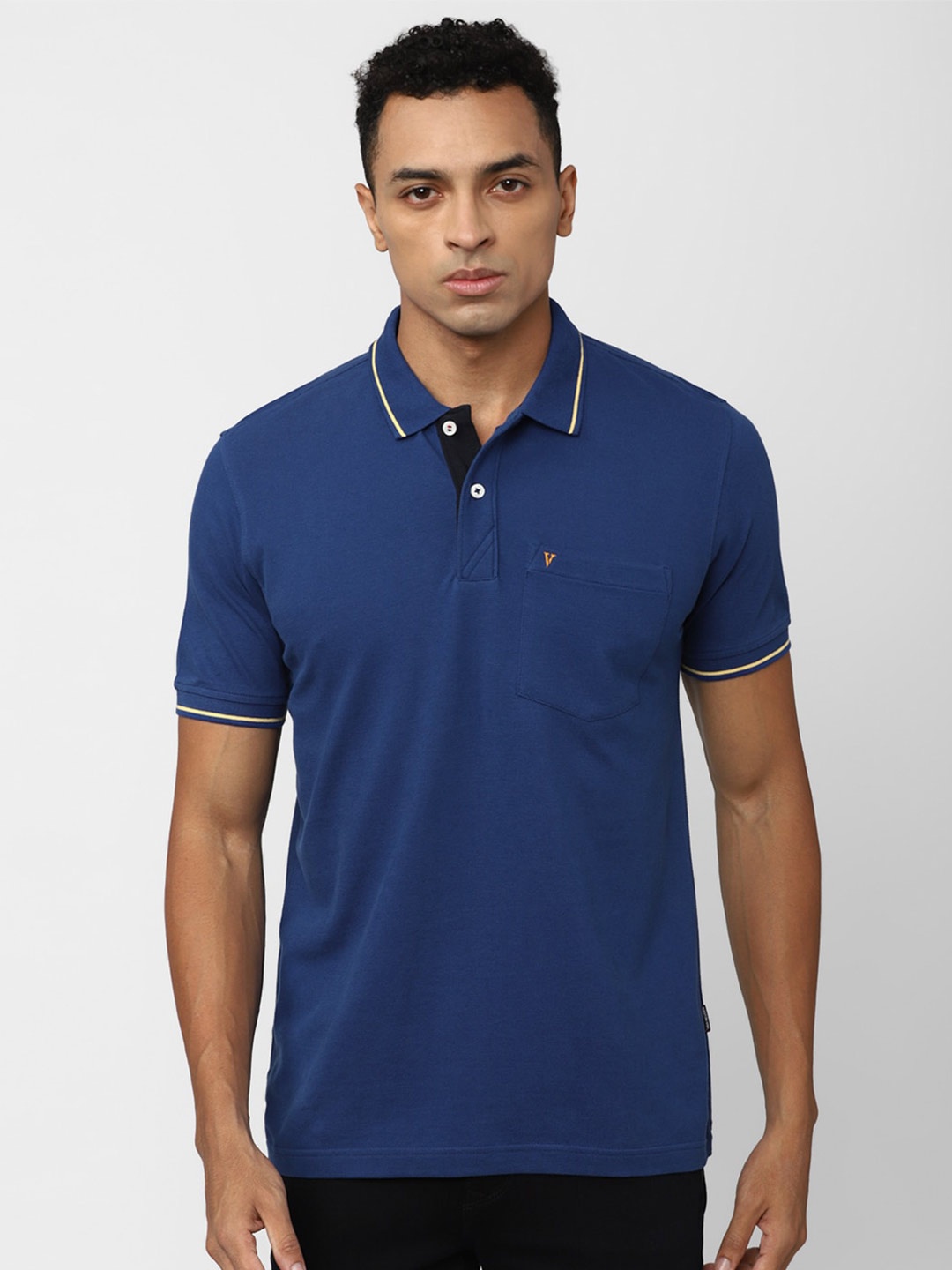 

Van Heusen Sport Polo Collar Pure Cotton T-shirt, Blue