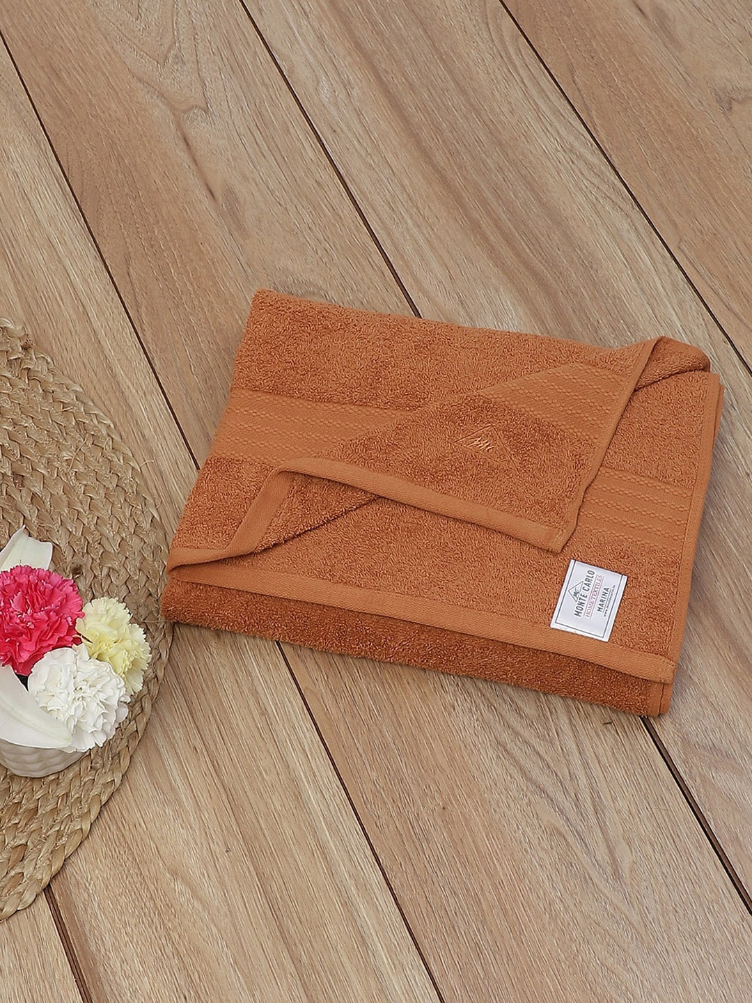 

Monte Carlo Marina Chill Pepper Peach-Colored Cotton 525 GSM Bath Towel