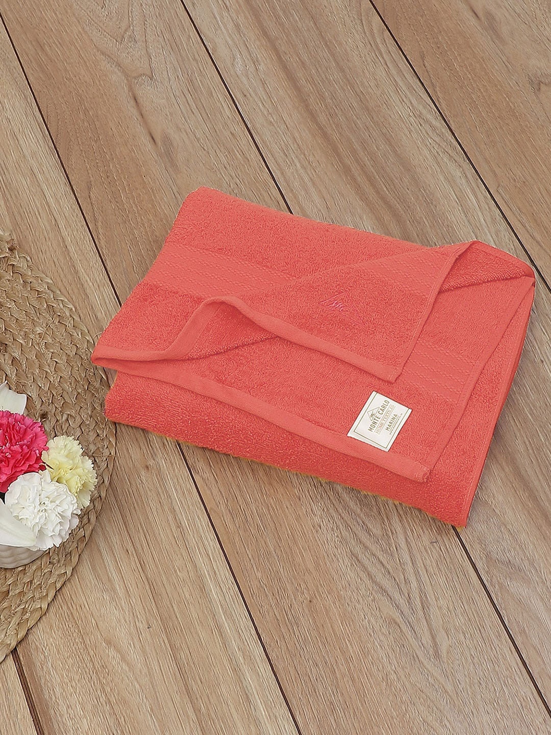 

Monte Carlo Marina Elm Peach-Colored Cotton 400 GSM Bath Towel
