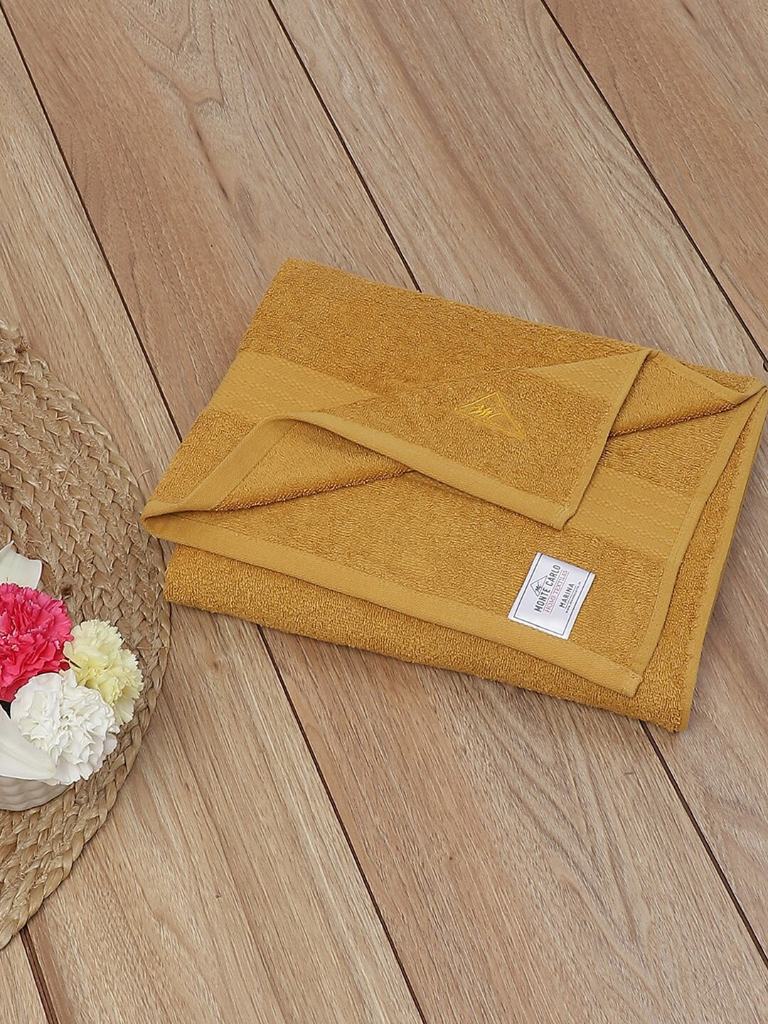 

Monte Carlo Marina Mustard Yellow Cotton 400 GSM Bath Towel