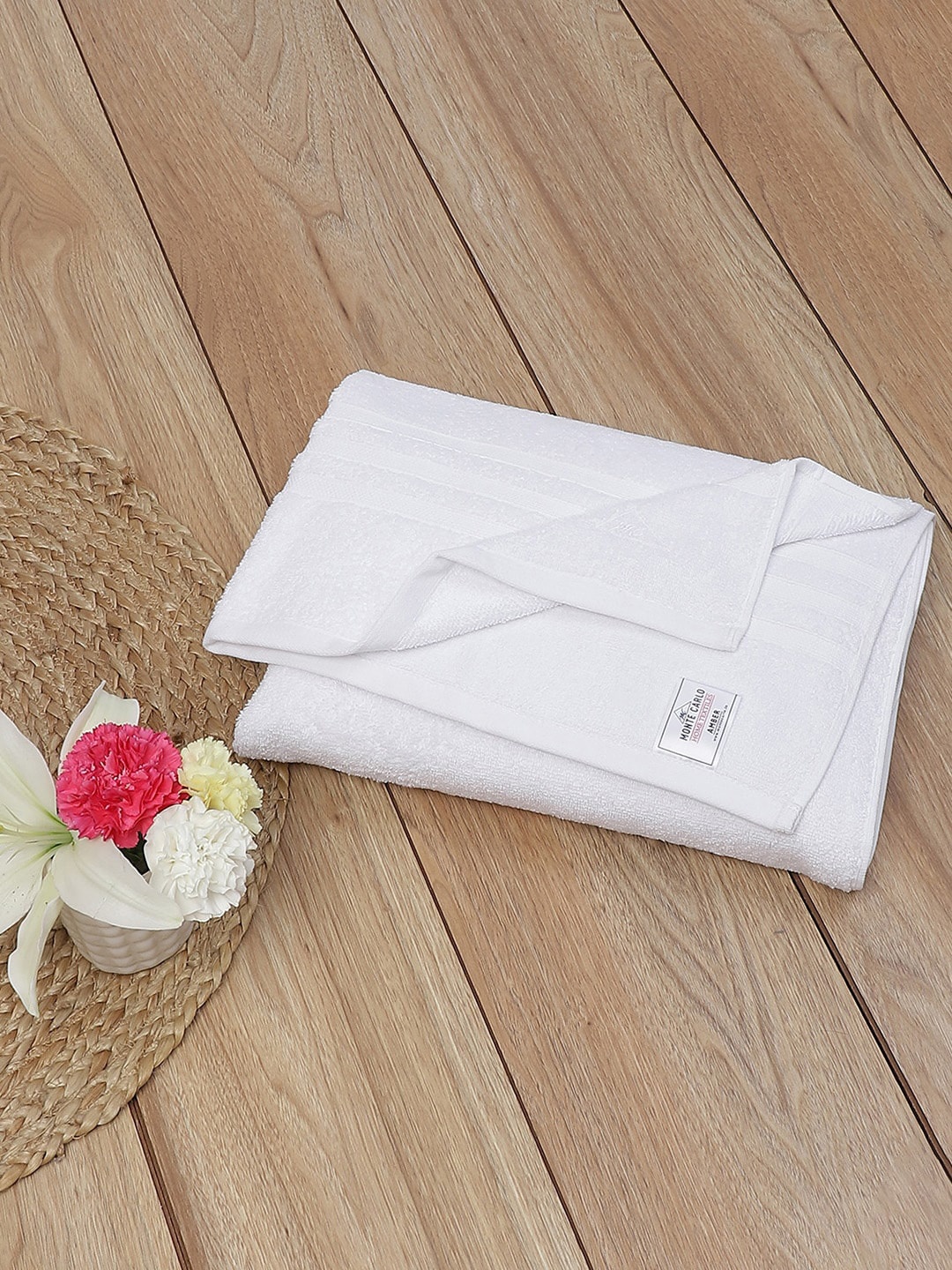 

Monte Carlo Amber White Cotton 525 GSM Bath Towel