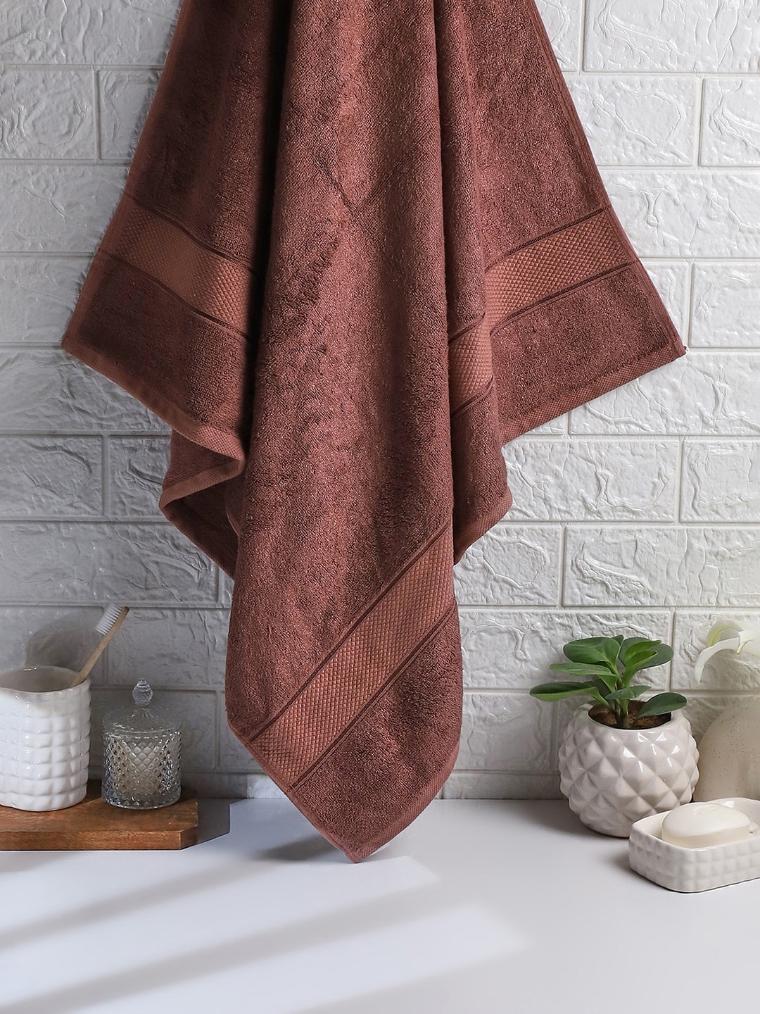 

Monte Carlo Bamboo Brown Cotton 600 GSM Bath Towel