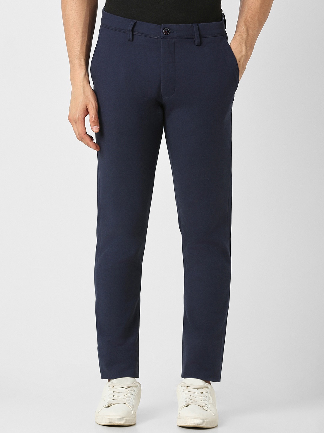 

Van Heusen Sport Men Slim Fit Tailored Trousers, Navy blue