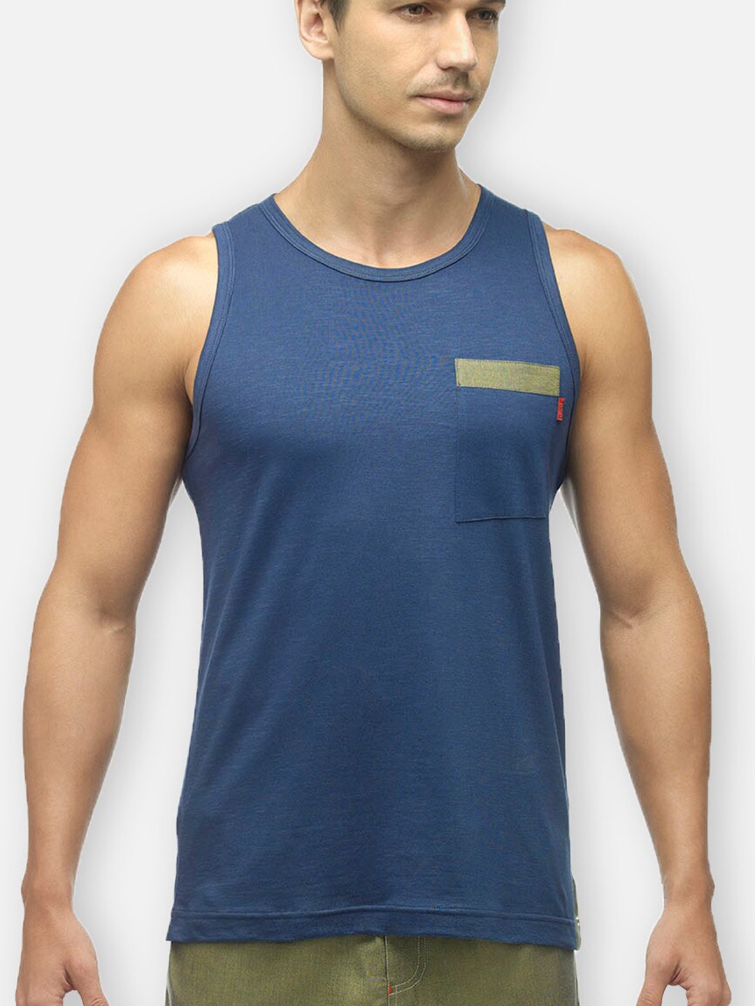 

Zoiro Cotton Durable Innerwear Vests, Blue