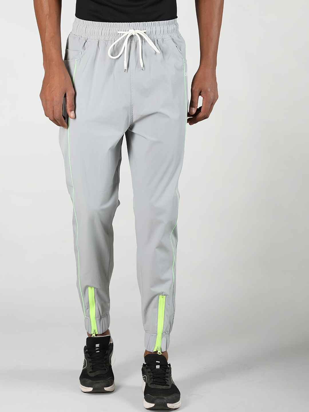 

CHKOKKO Men Gym Workout Joggers, Grey