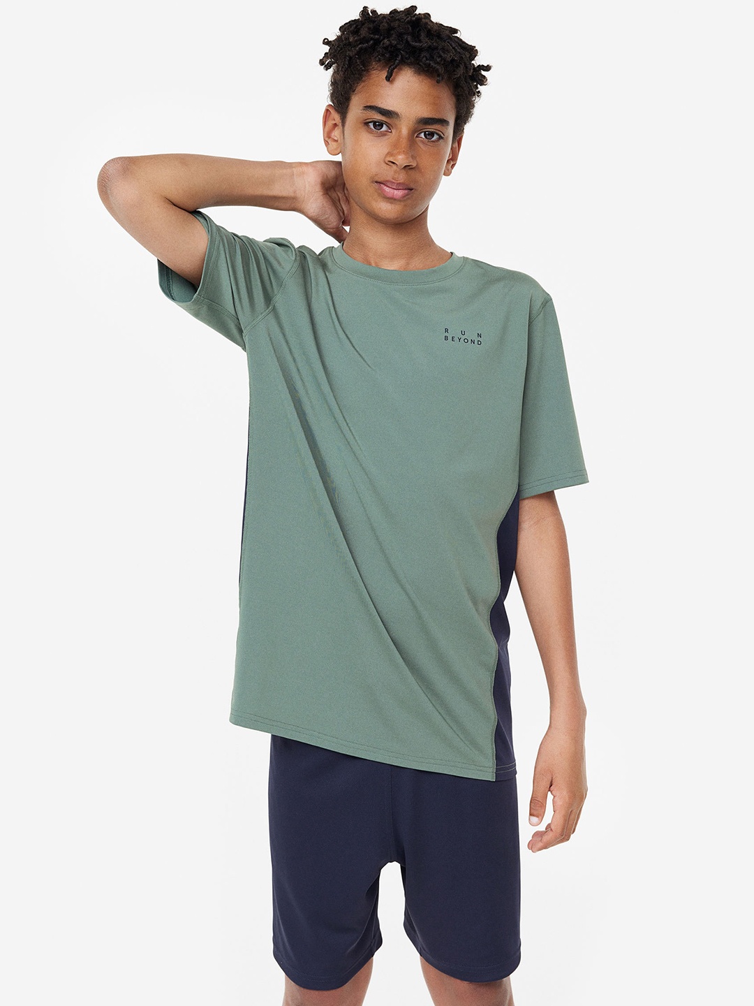 

H&M Boys 2-Piece DryMove Sports Set, Blue