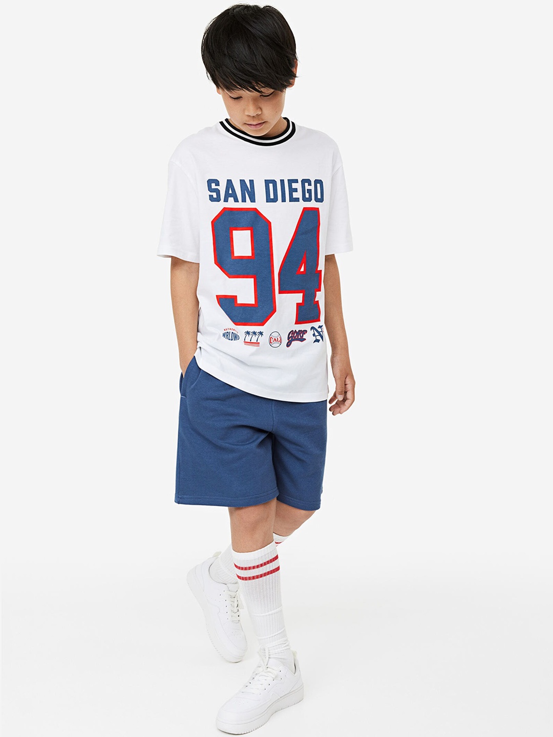 

H&M Boys 2-Piece Jersey Set, Blue