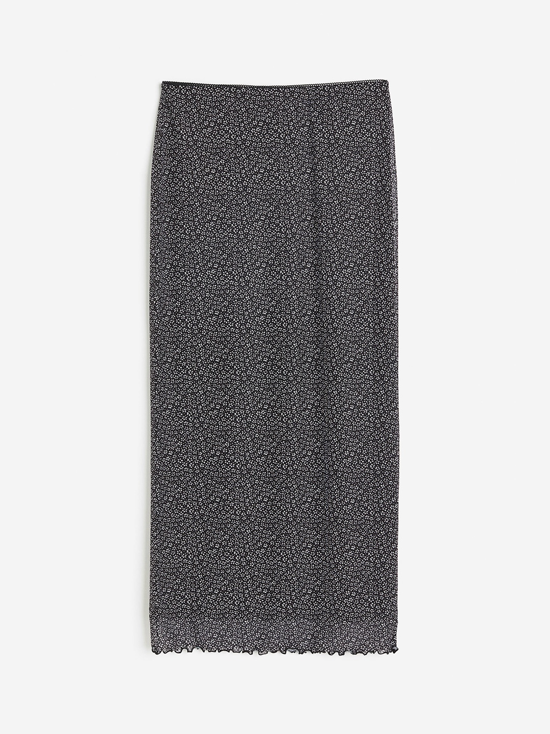 

H&M Mesh Pencil Skirt, Black