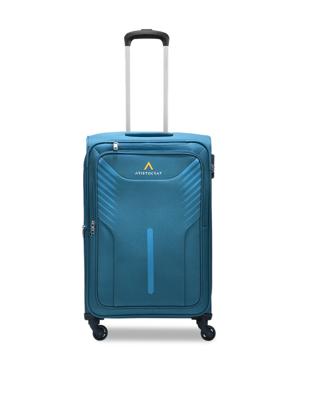 

Aristocrat Cabin Luggage Trolley Suitcase, Teal