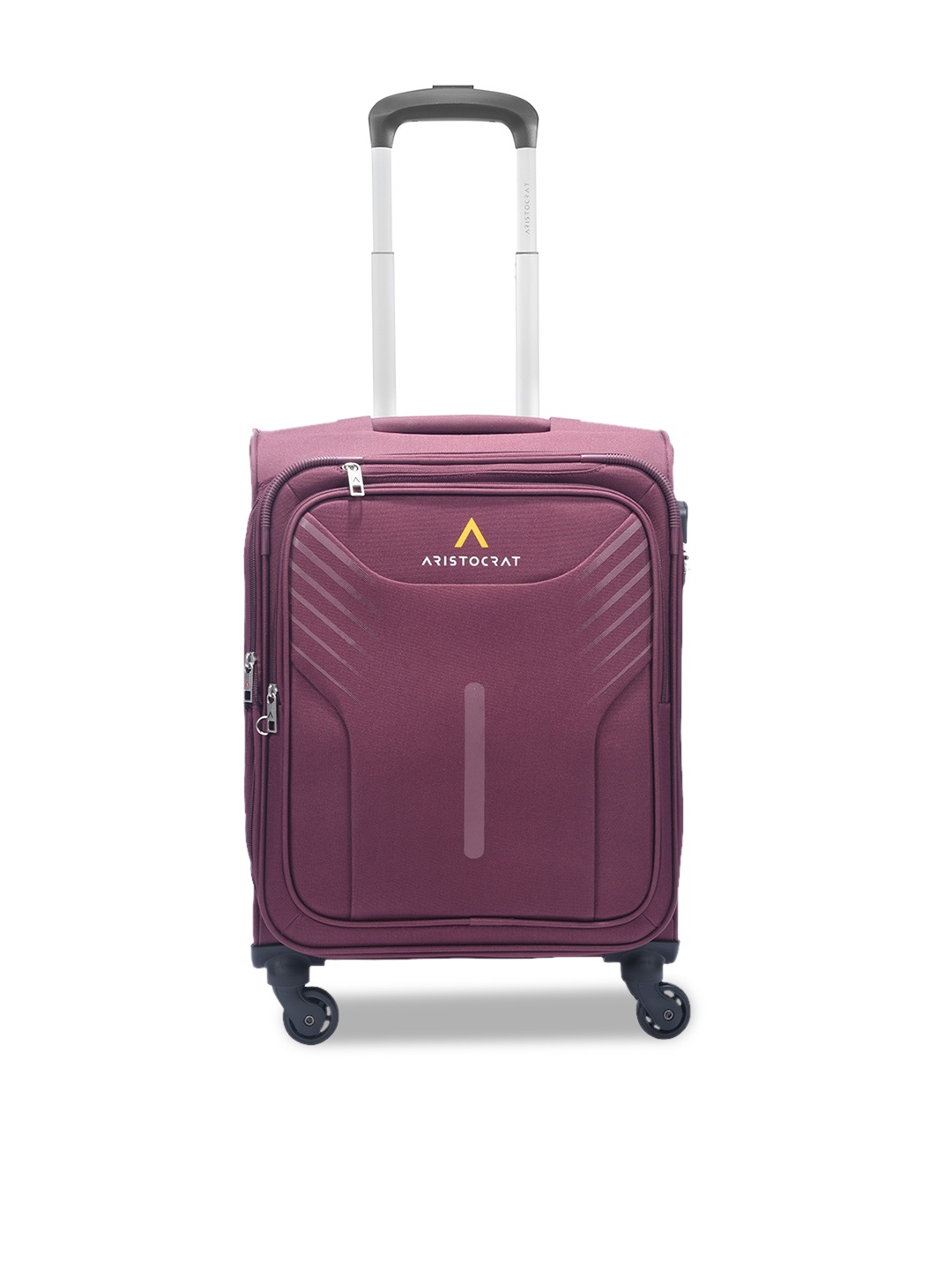 

Aristocrat Cabin Luggage Trolley Suitcase, Maroon