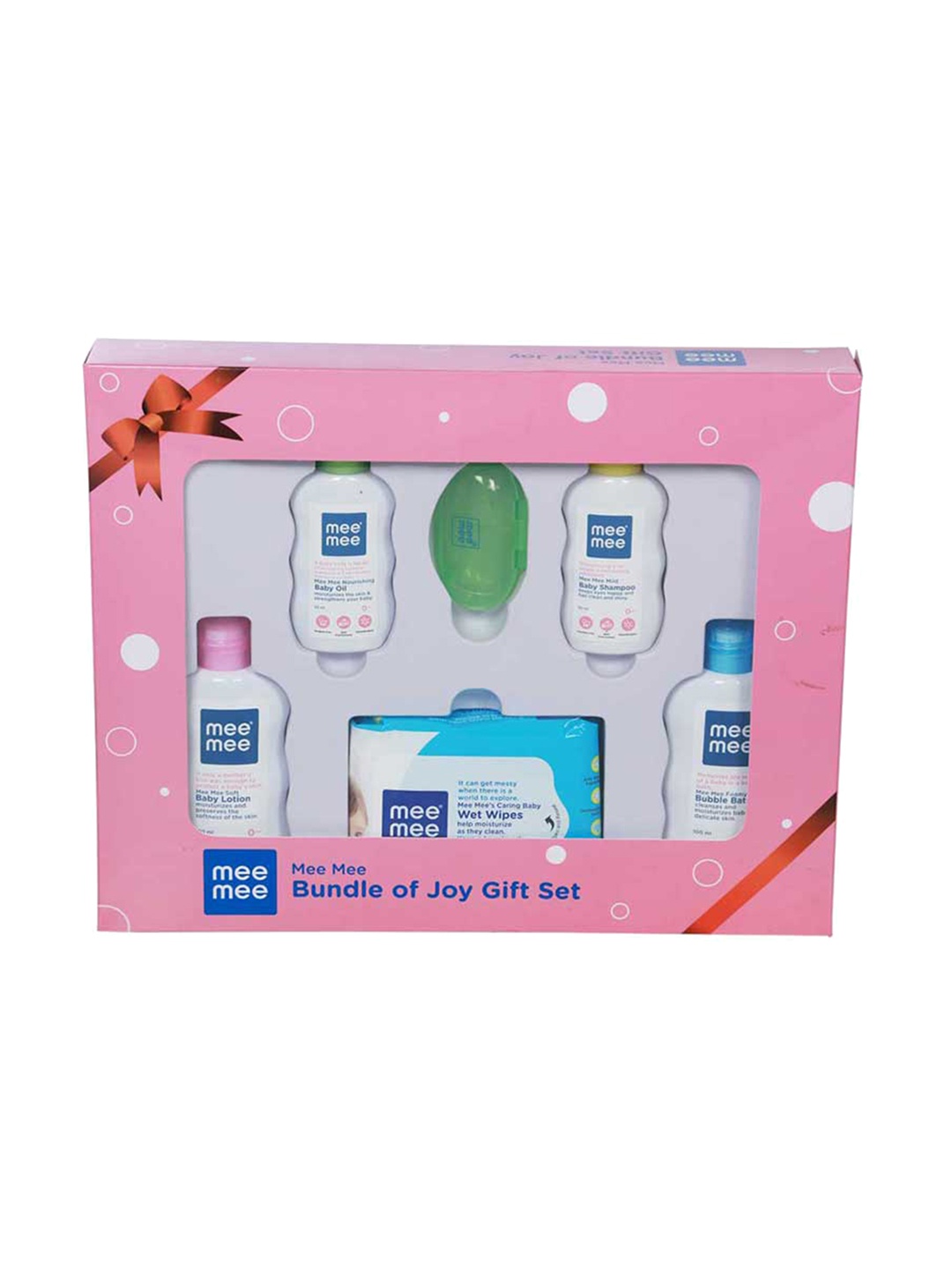 

MeeMee Kids Set Of 6 Bundle of Joy Baby Grooming Kit, Pink